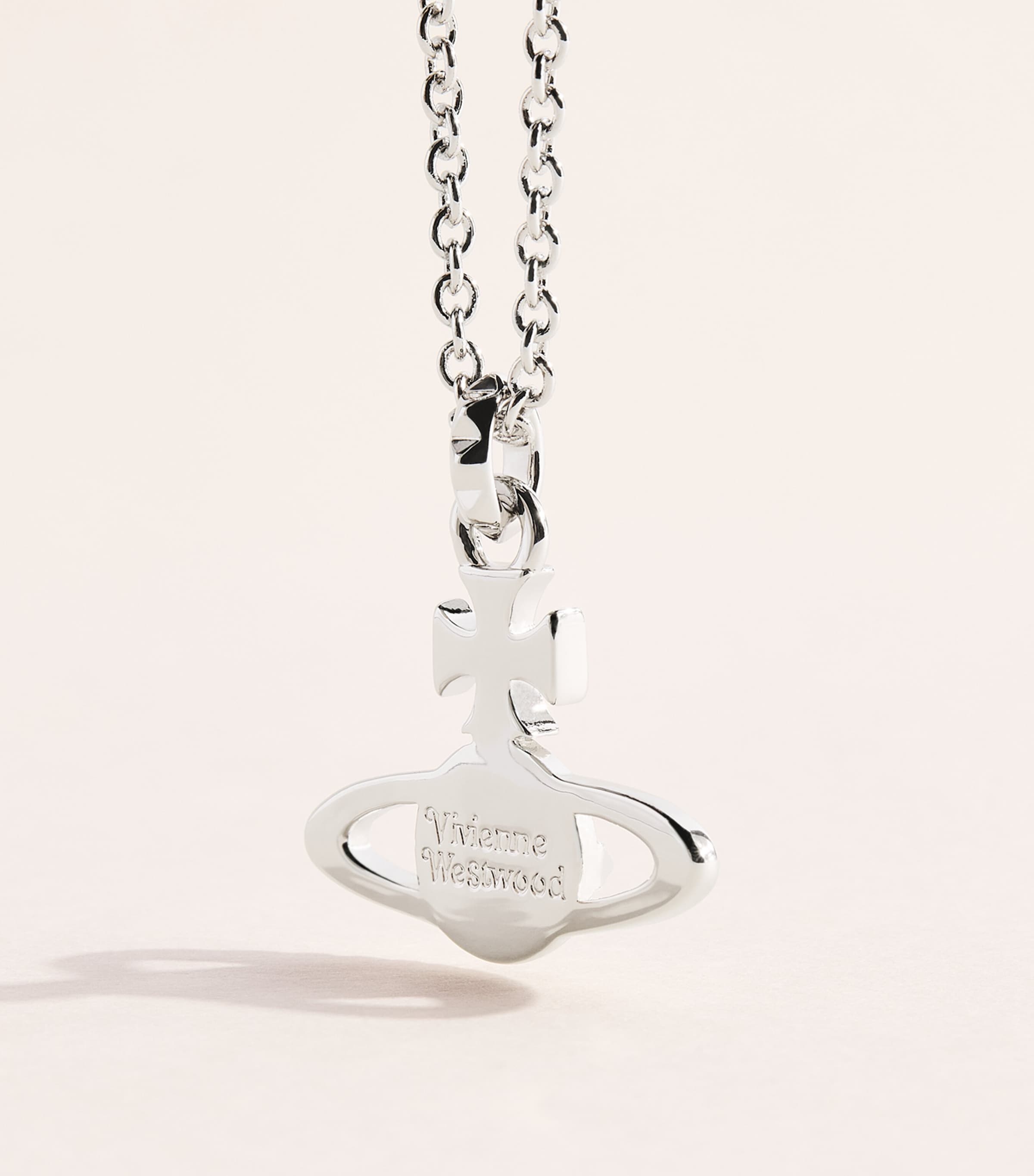 Vivienne Westwood Mayfair Bas Relief Pendant Necklace Rhod/gnm/mon Cr Image 4