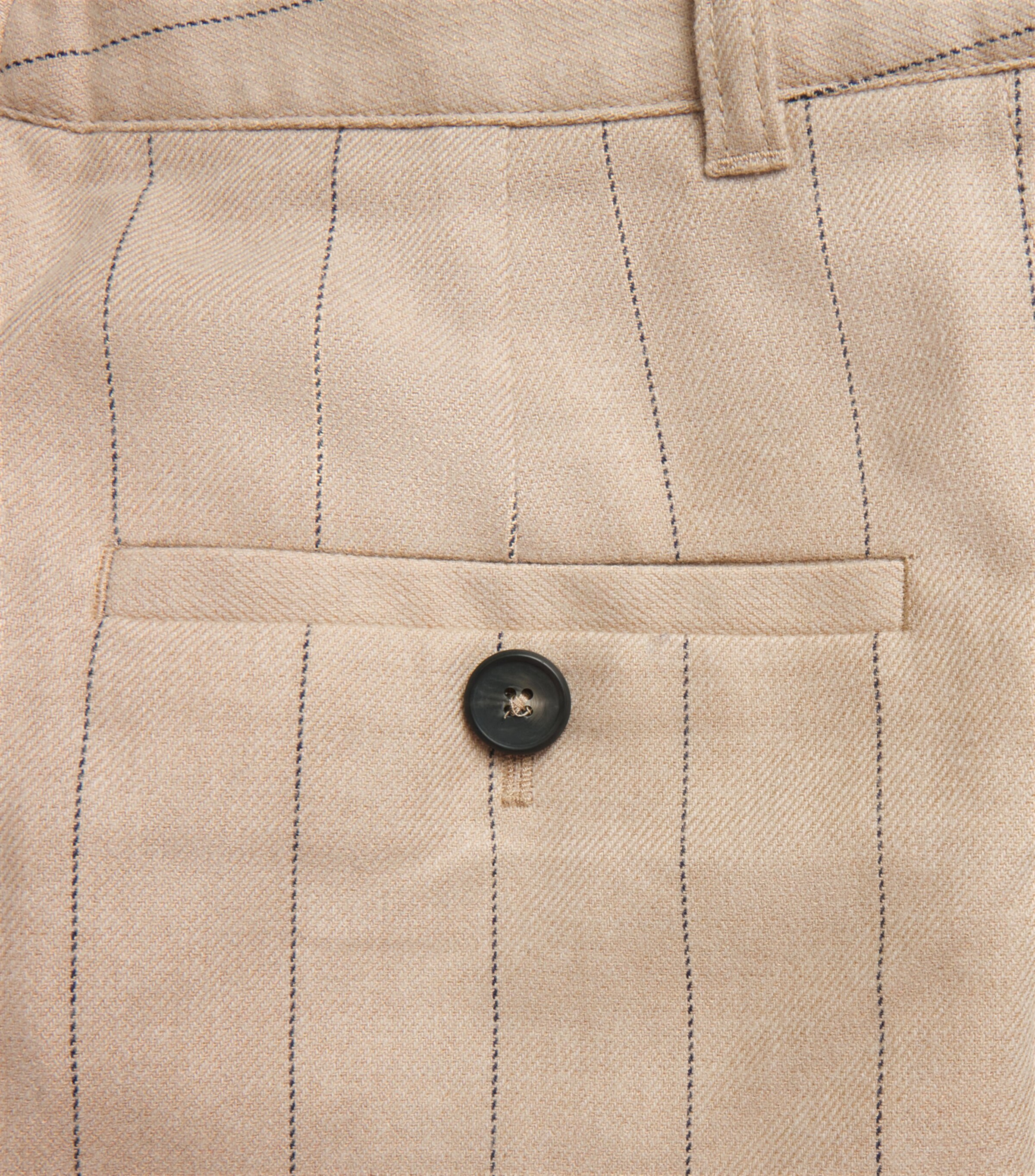 ME+EM Womens Pinstripe Wide-Leg Trousers Latte Image 2