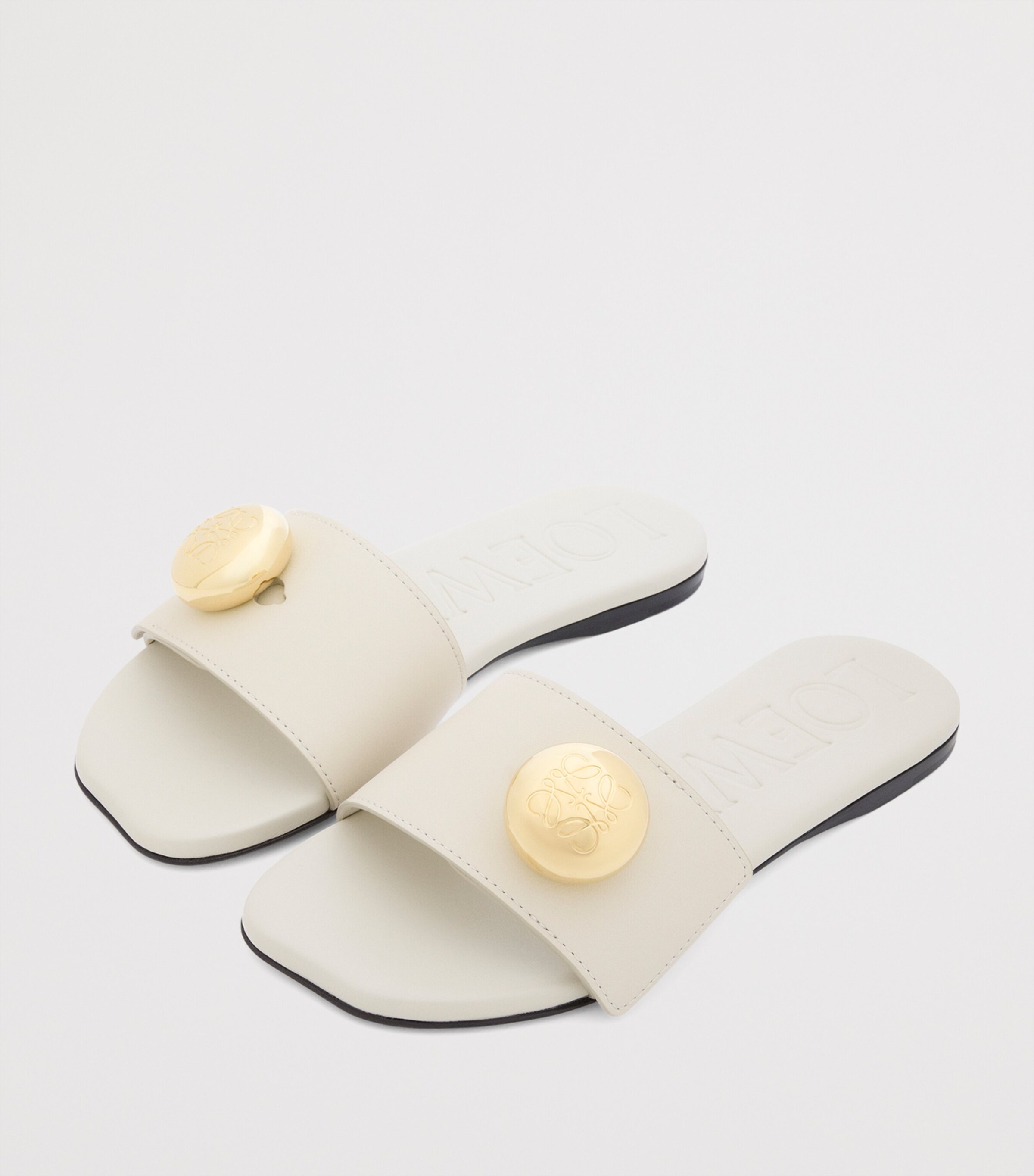 LOEWE Pebble Slides Sea Salt Image 3