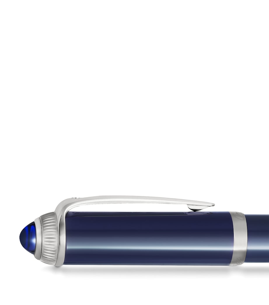 Cartier Composite R de Cartier Rollerball Pen Blue & Silver Image 2