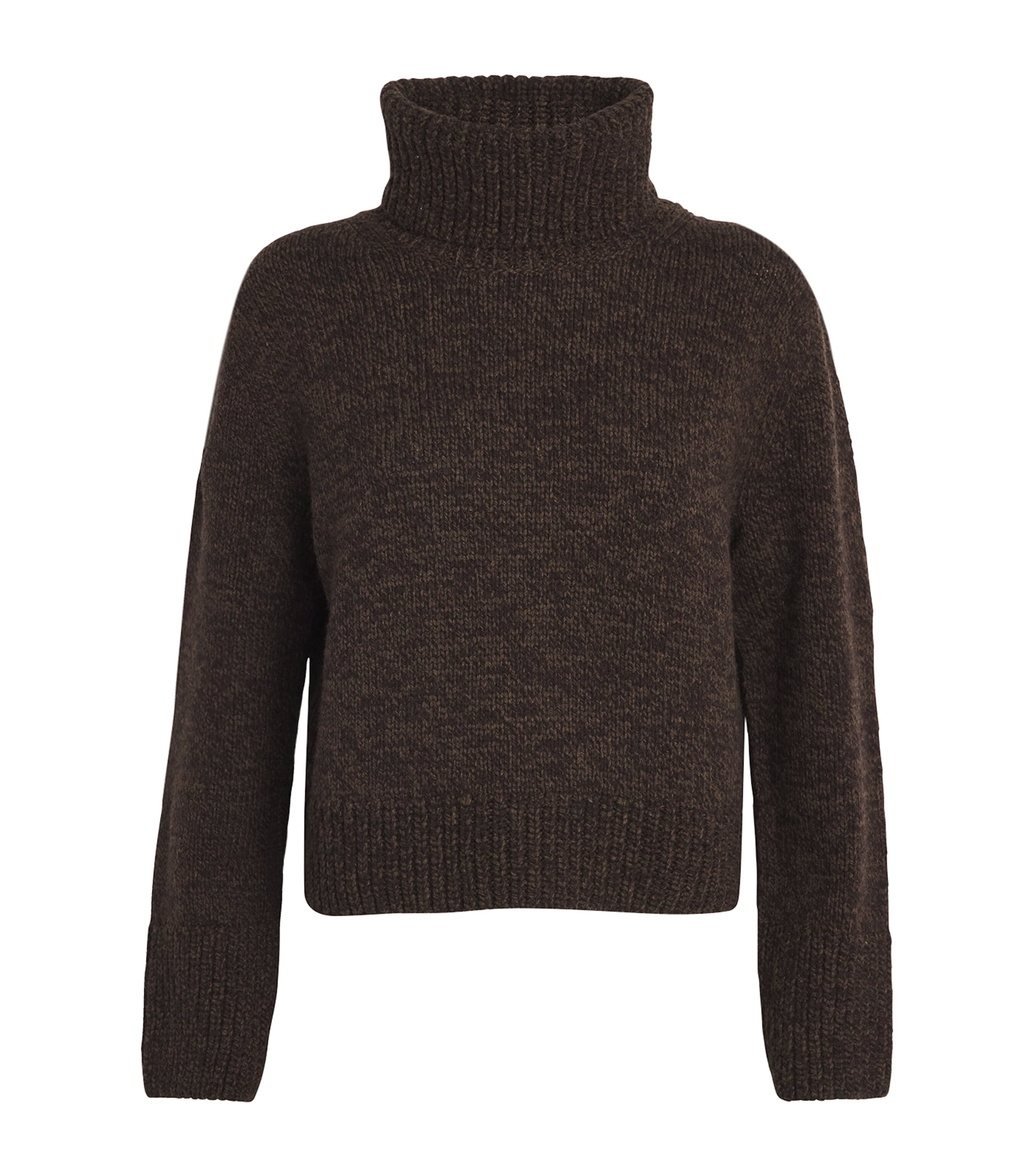 Polo Ralph Lauren Wool Rollneck Sweater In Brown