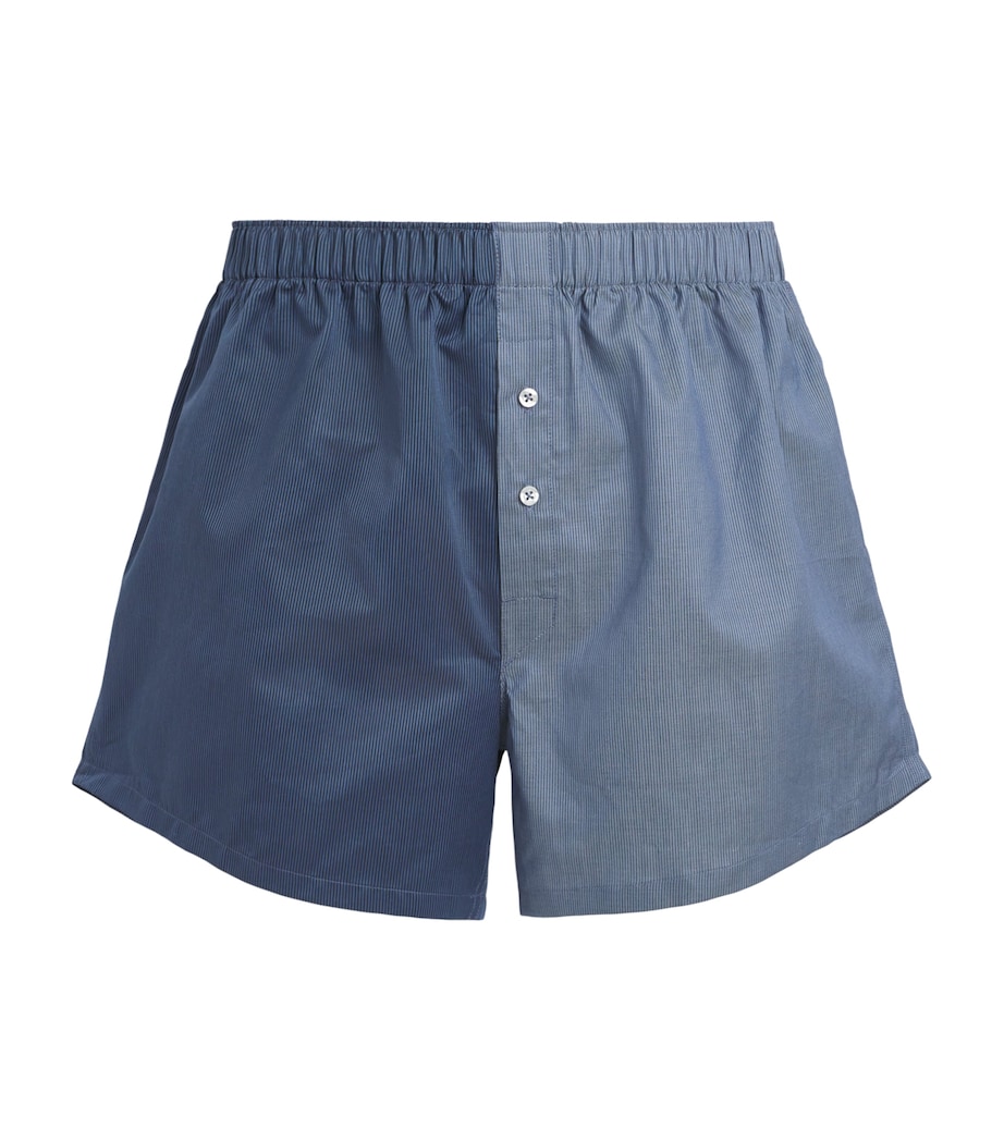 Paul Smith Mens Cotton Stripe Boxer Shorts Image 1