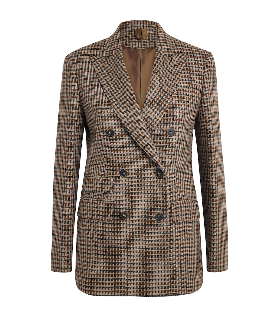 Max Mara Womens Virgin Wool Blazer Beige Image 1