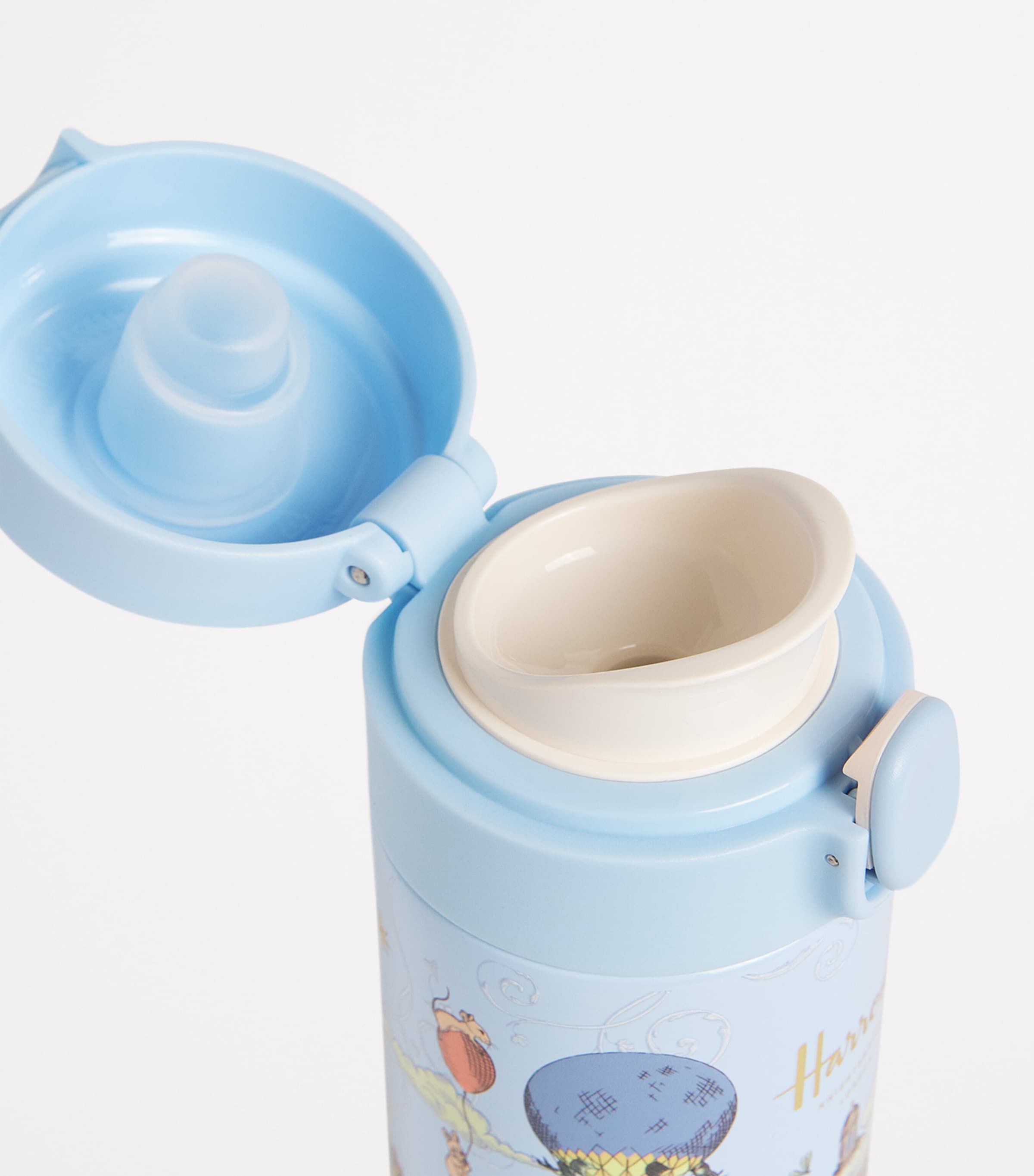 Metal Children's Icons Water Bottle (320ml) BLUE Image 2