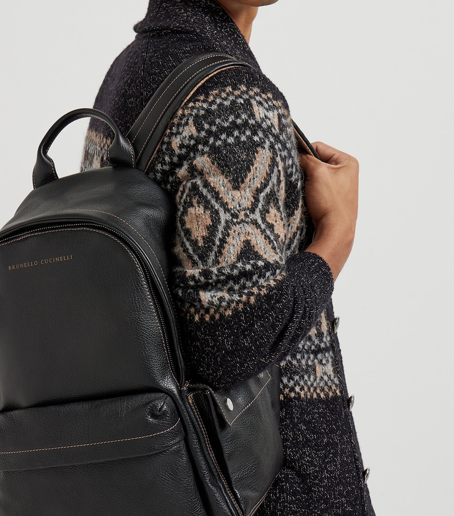 Calfskin Travel Backpack C101 Image 2