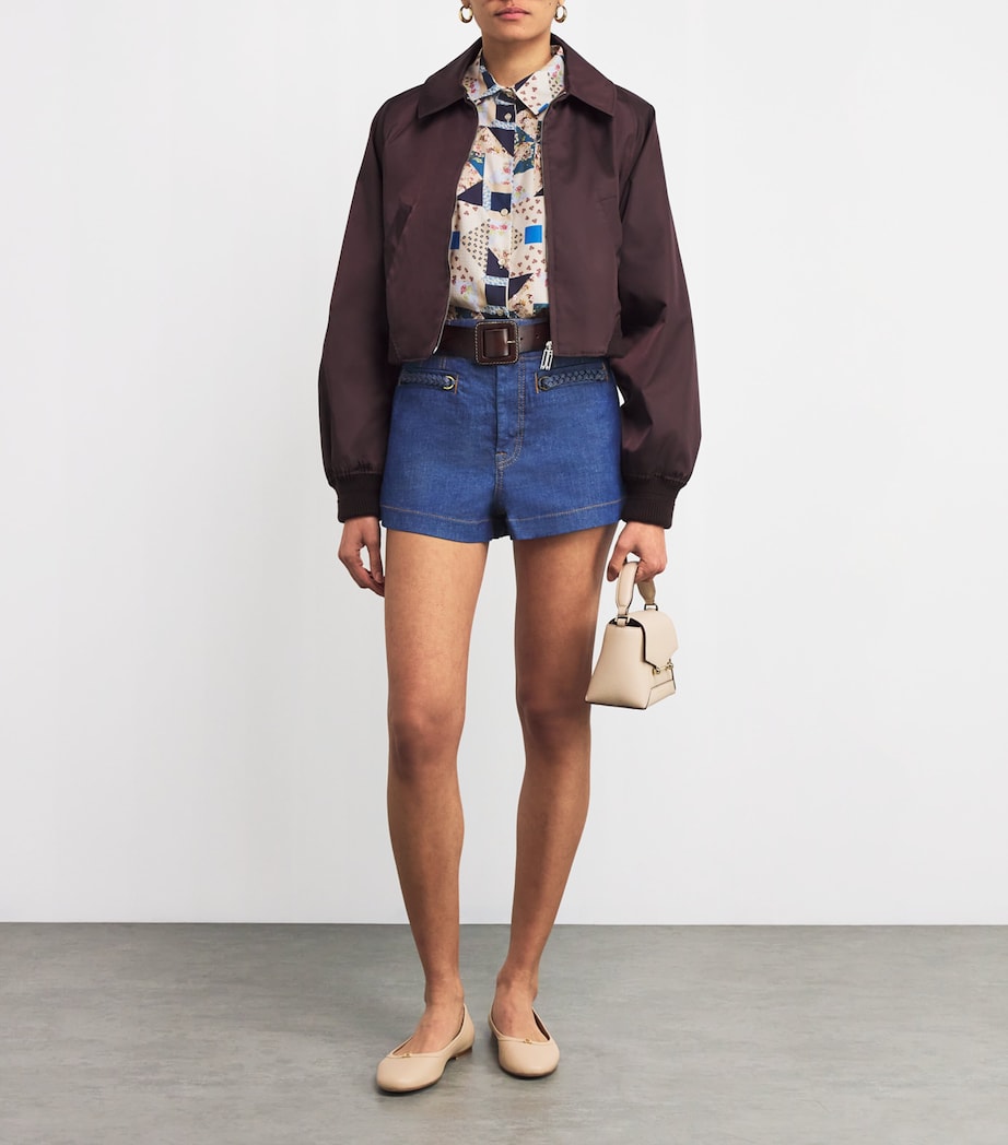 Cotton Patchwork Shirt BEIGE Image 2