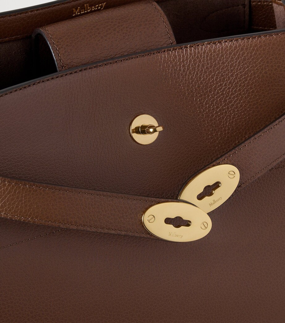 Large Leather Islington Bucket Bag OAK Image 4