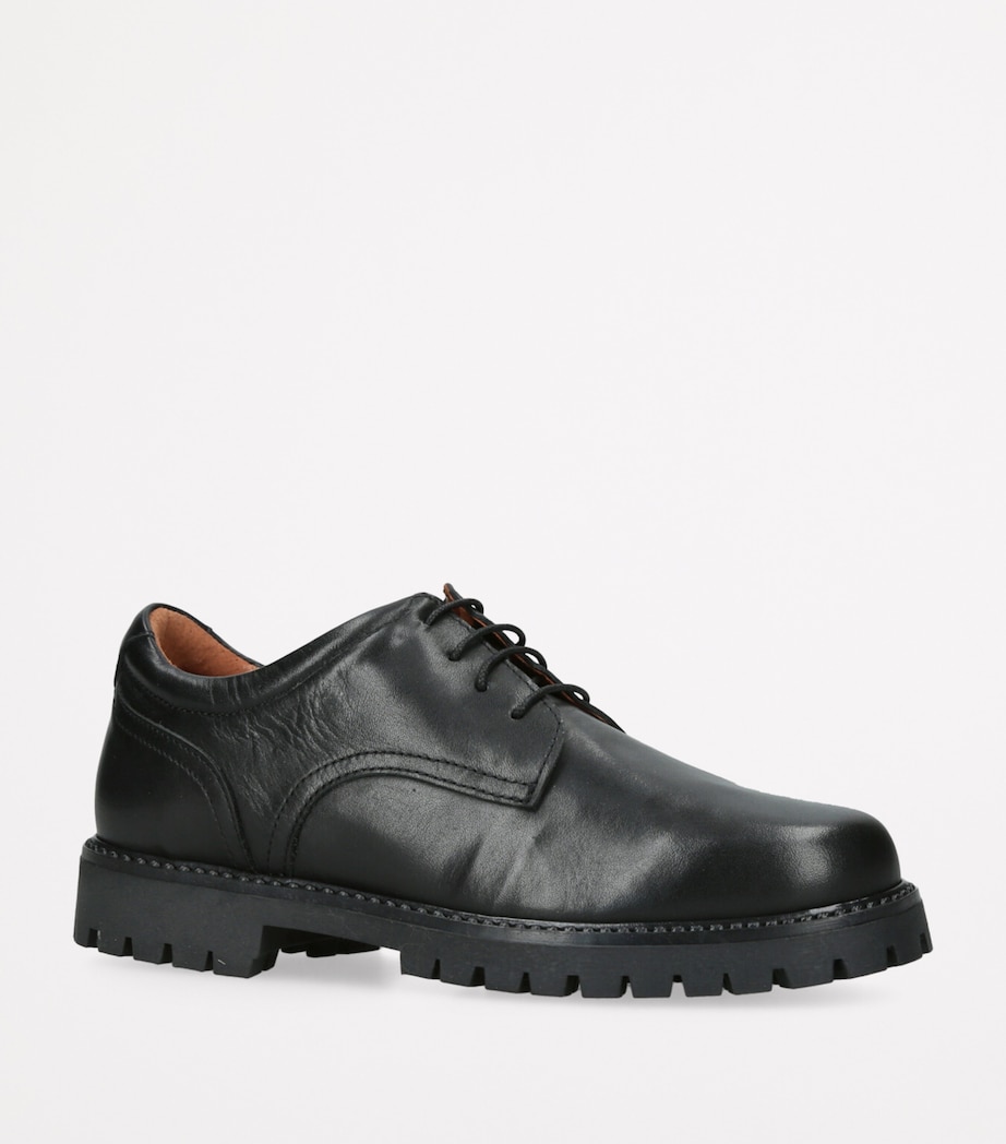 Leather Harry School Shoes BLACK Image 3
