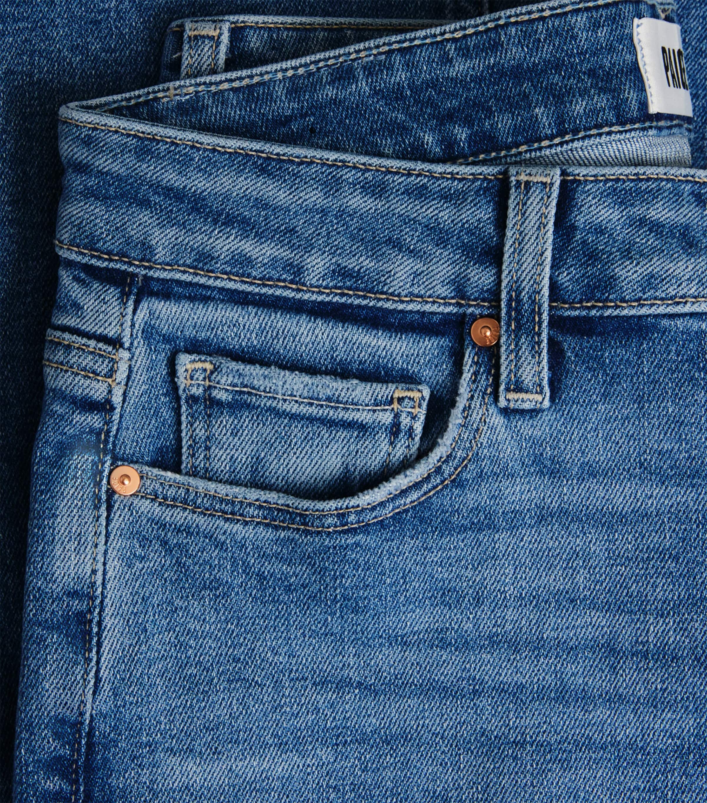 PAIGE Womens Stretch-Denim Cindy Straight Jeans Buckingham Image 6