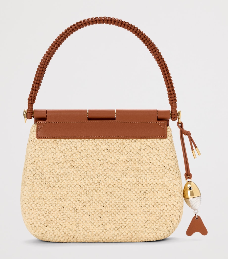 LOEWE x Paula’s Ibiza Medium Raffia Pescador Shoulder Bag Natural/tan Image 3