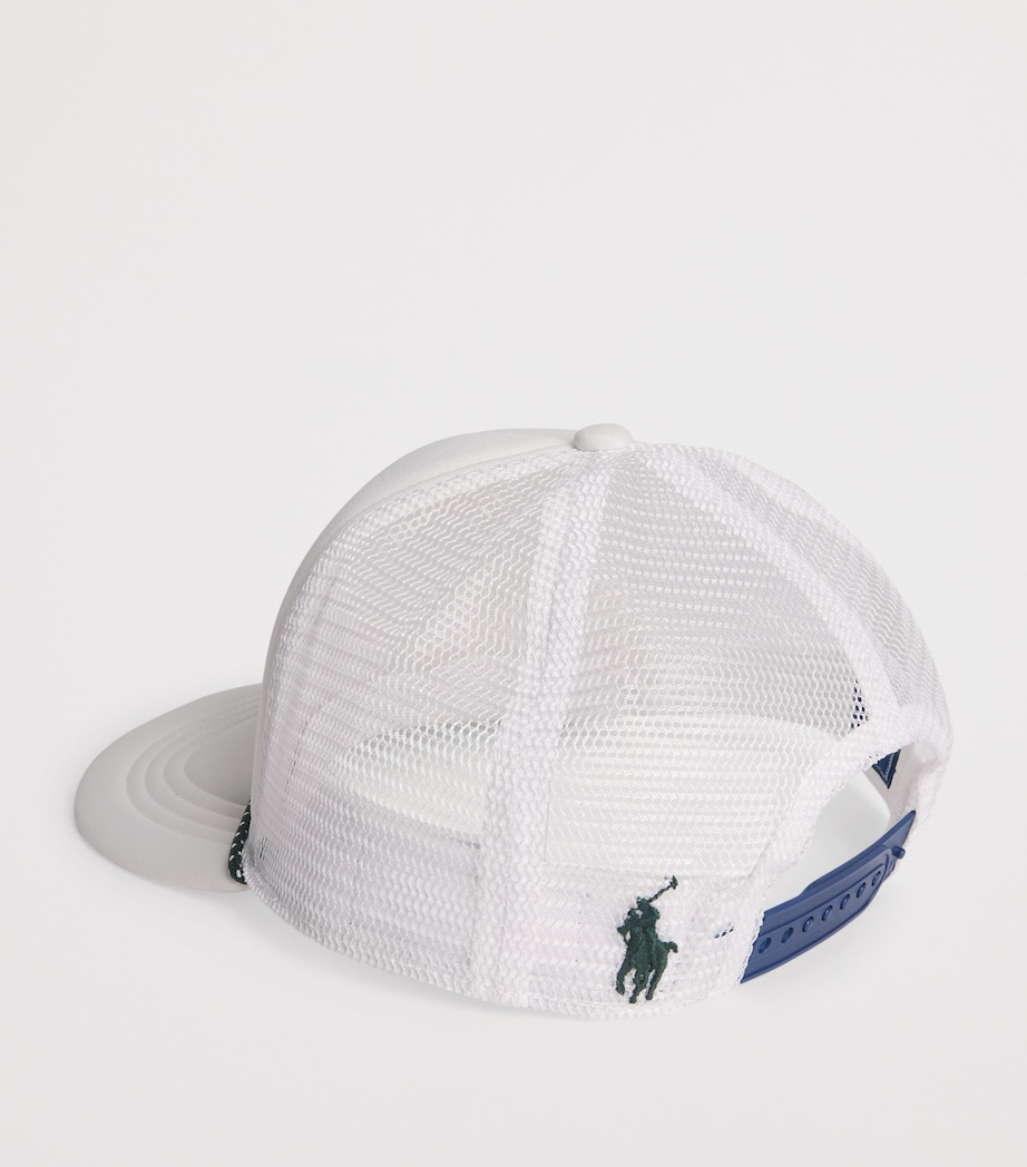 x Wimbledon Logo Baseball Cap WHITE Image 3