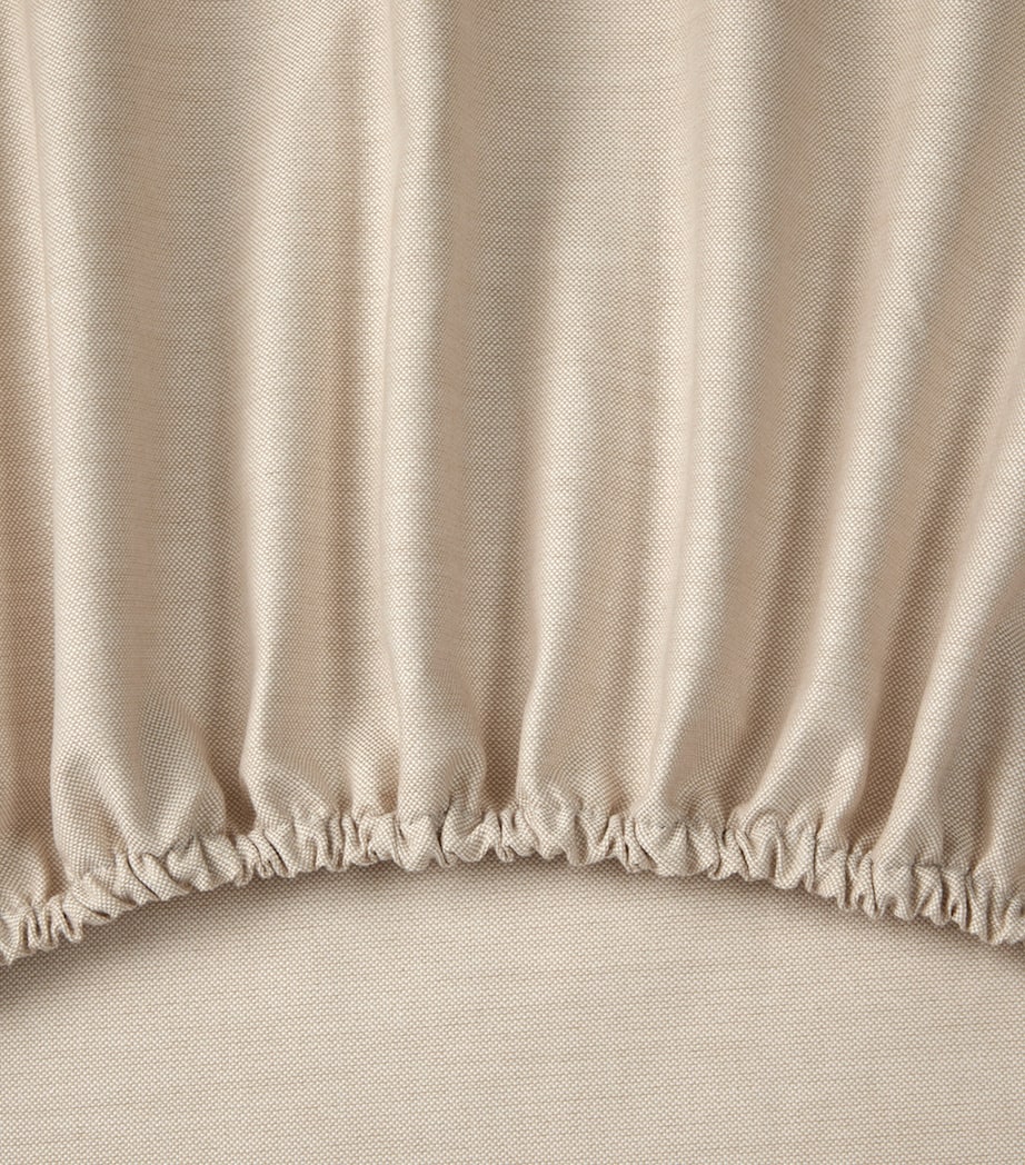 Ralph Lauren Home Oxford Single Fitted Sheet (90cm x 200cm) Linen Image 3