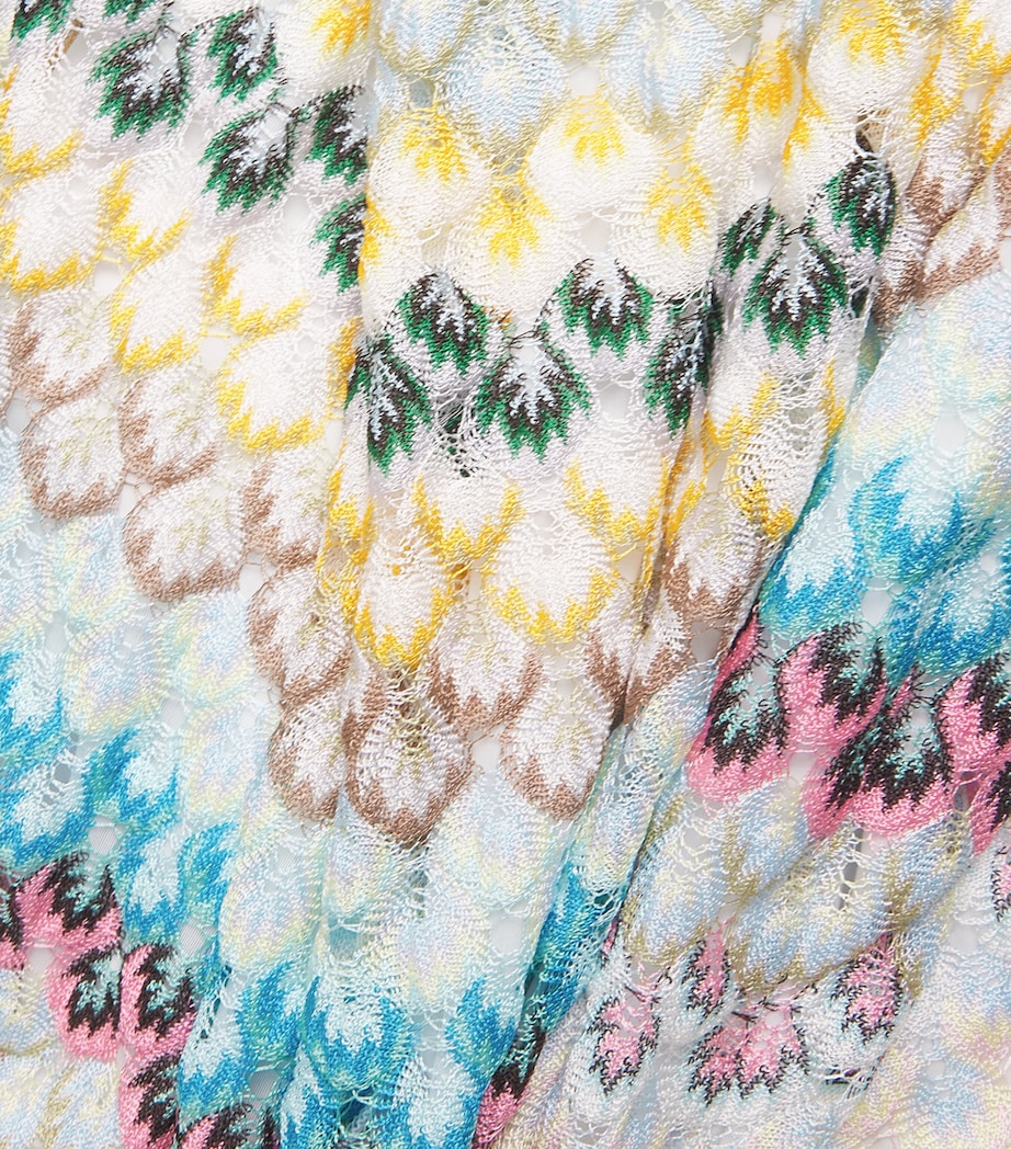 Crocheted Wide-Leg Trousers S507H MULTI Image 5