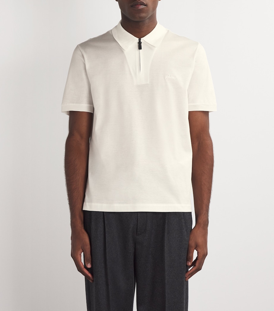 Cotton-Silk-Cashmere Polo Shirt 1800 Image 3