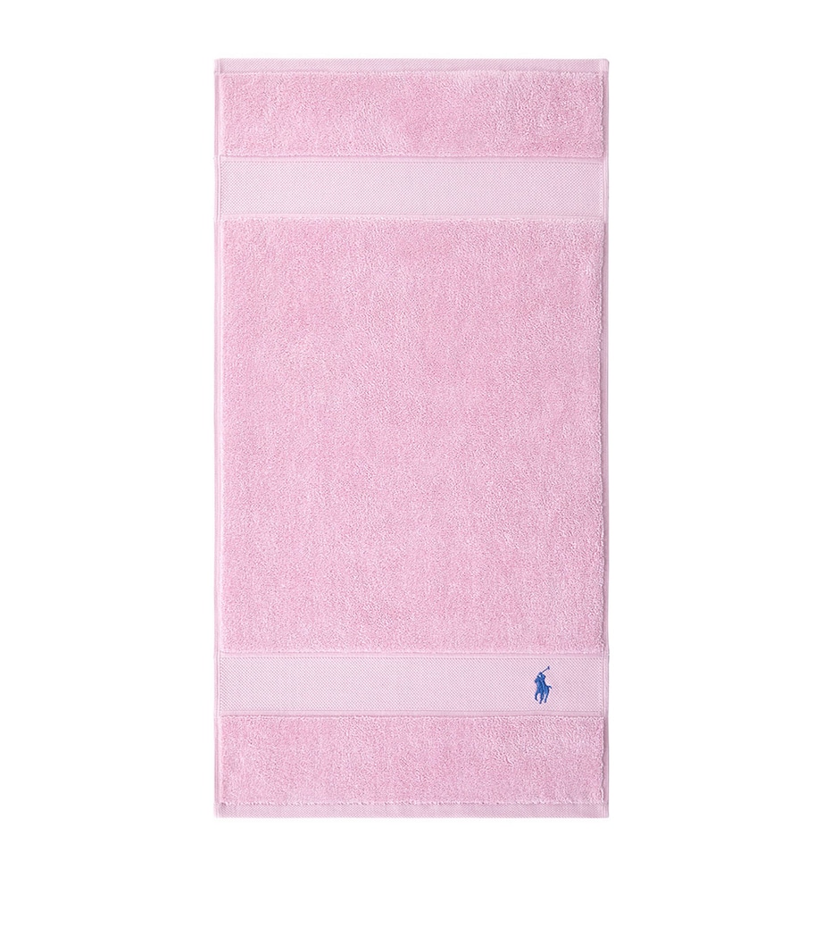 Polo Player Guest Towel (40cm x 75cm) CARMEL PINK Image 2