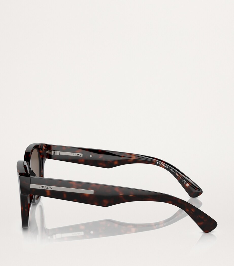 Prada Acetate Rectangular Sunglasses Image 3