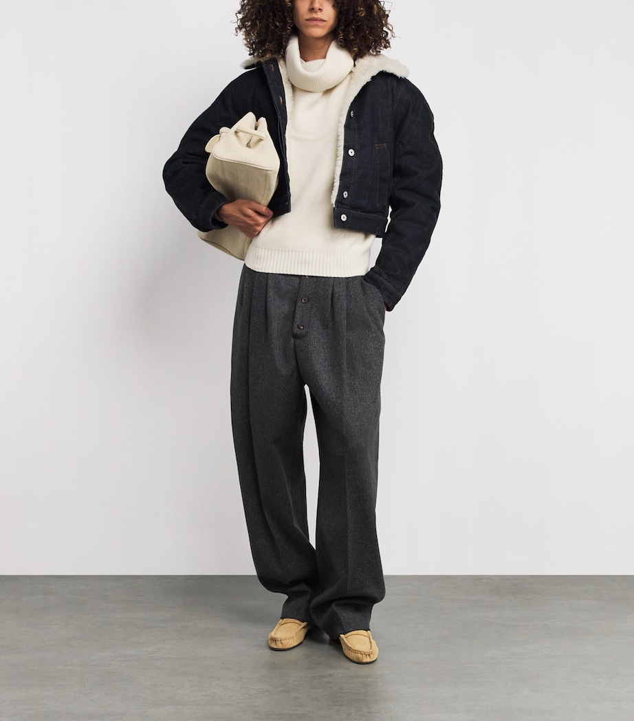 Wool Maille Sweater 110 OFF-WHITE Image 2