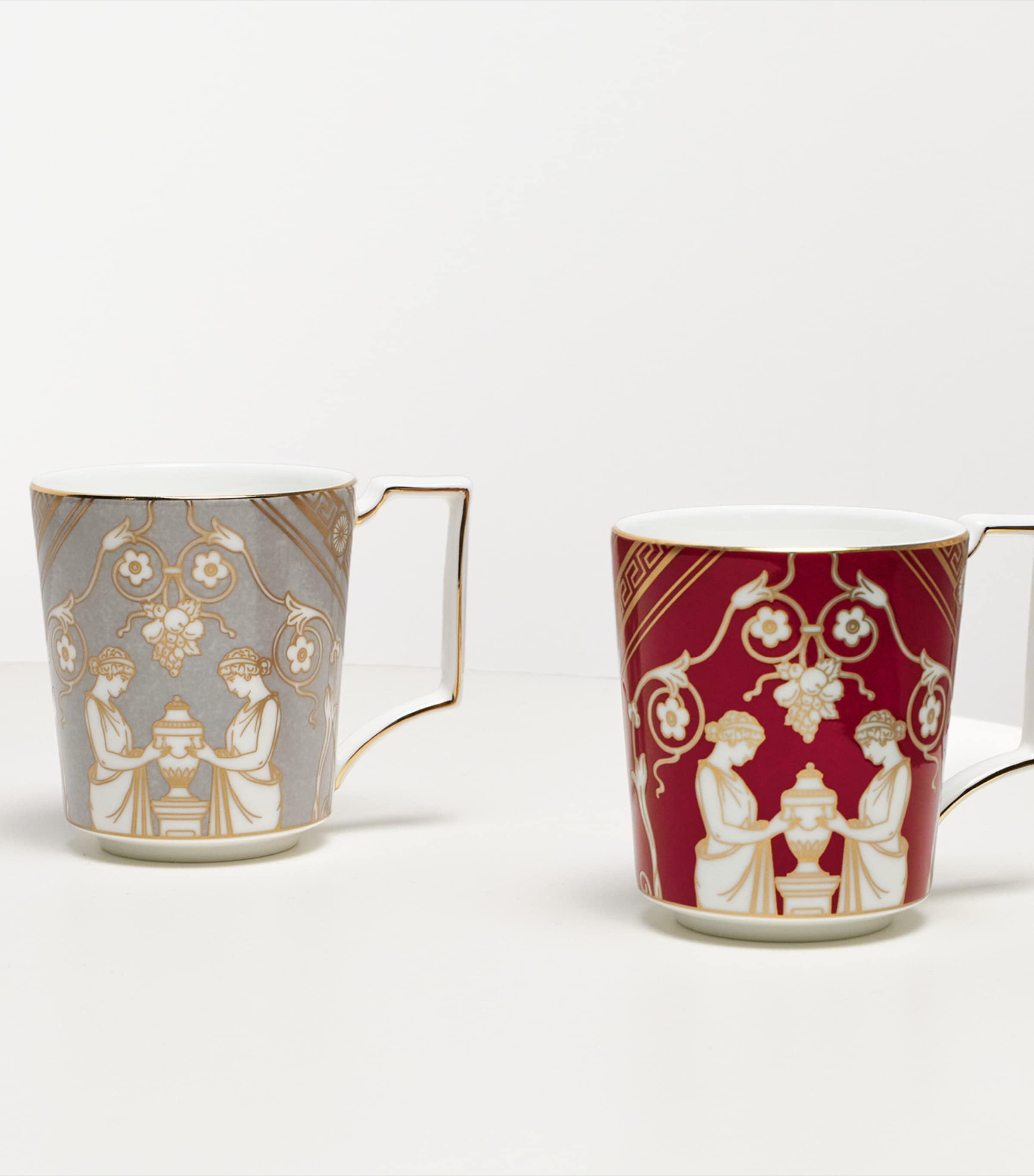 Wedgwood Set of 2 Renaissance Mugs (300ml) Grey Image 7