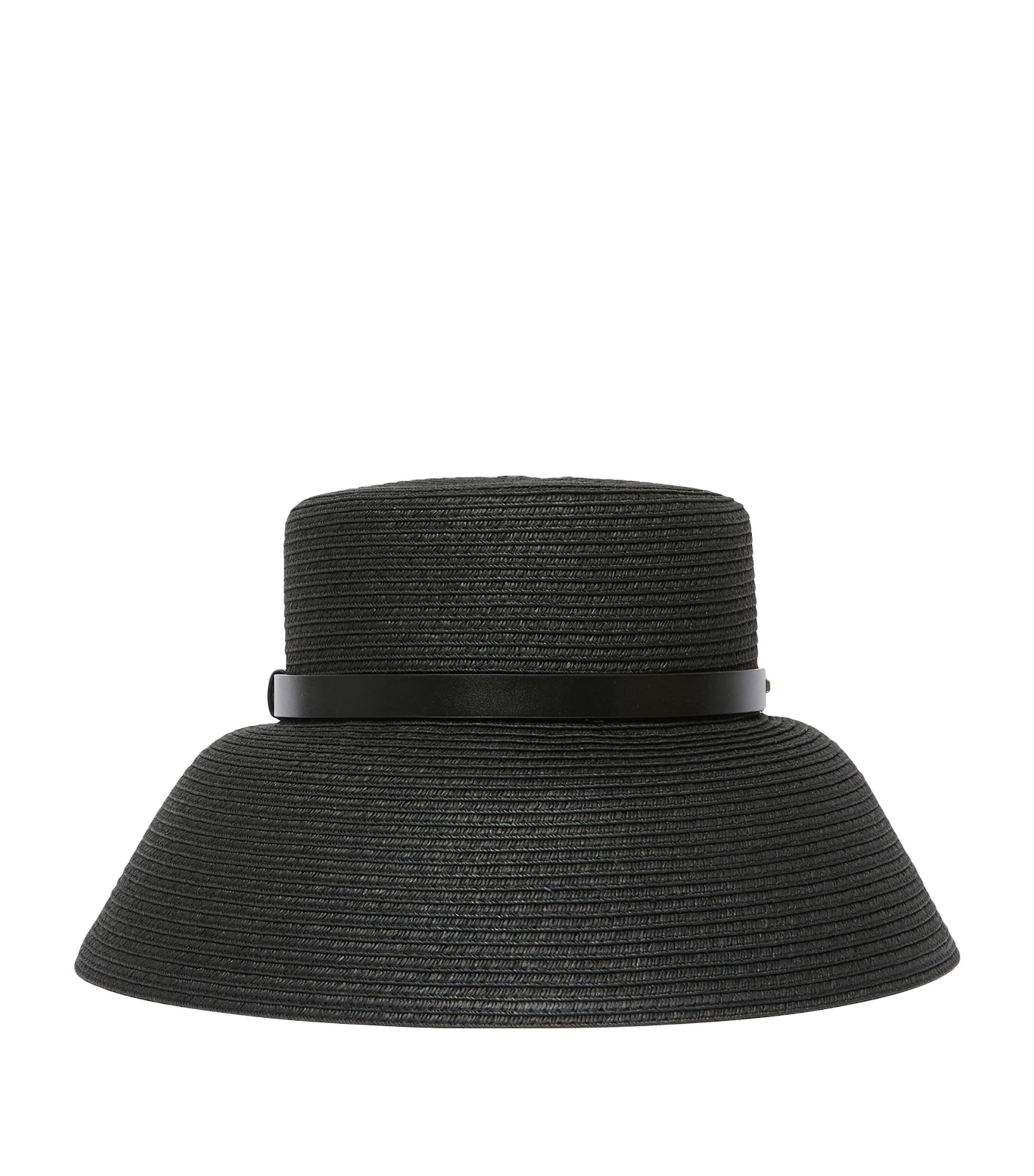 Wide-Brim Hat BLACK Image 1
