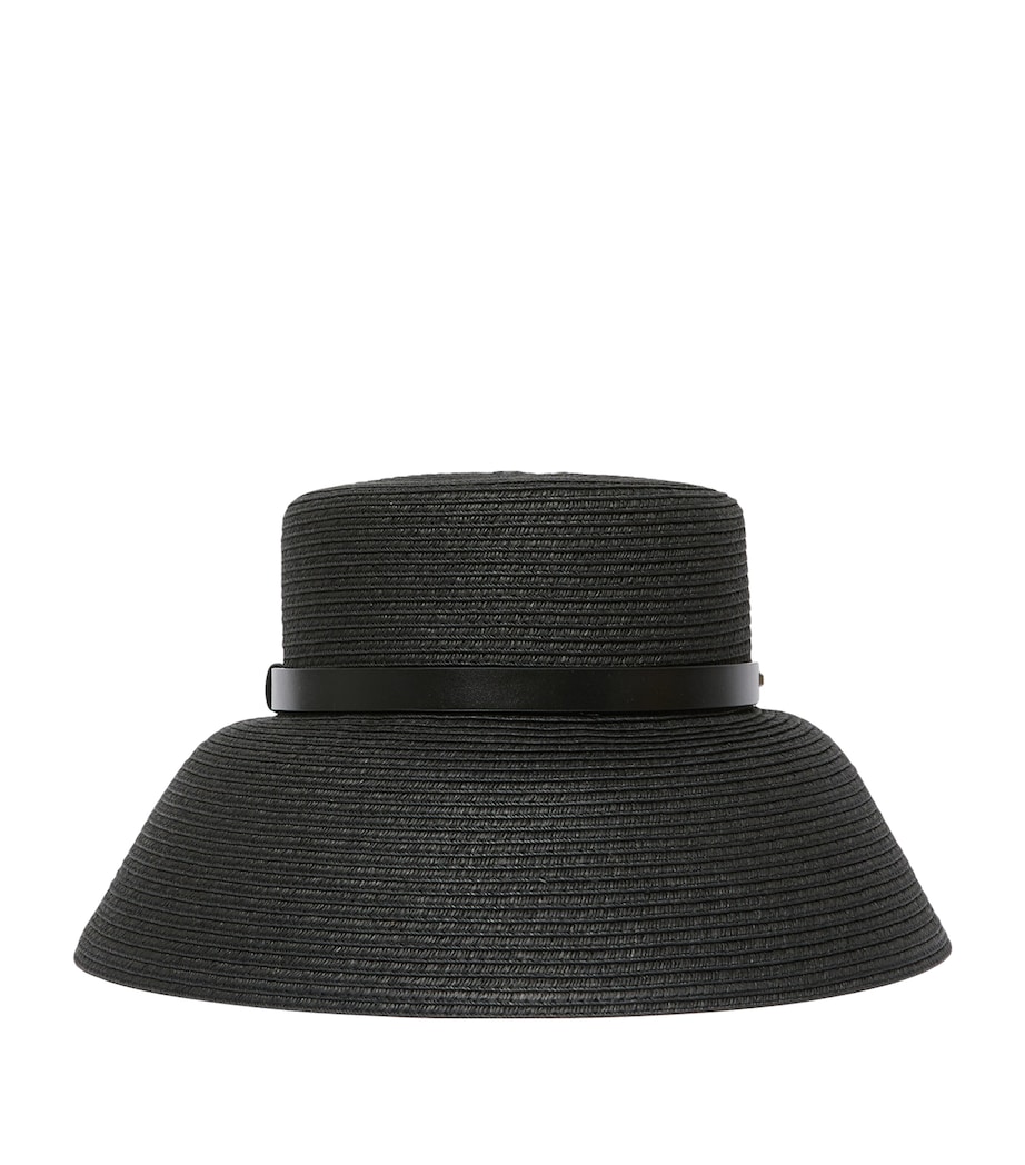 Wide-Brim Hat BLACK Image 1