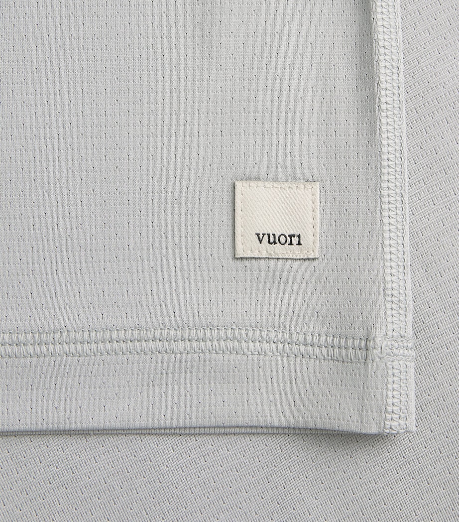 VUORI Mens Tradewind Performance 2.0 T-Shirt Hgy Sky Grey Heather Image 6