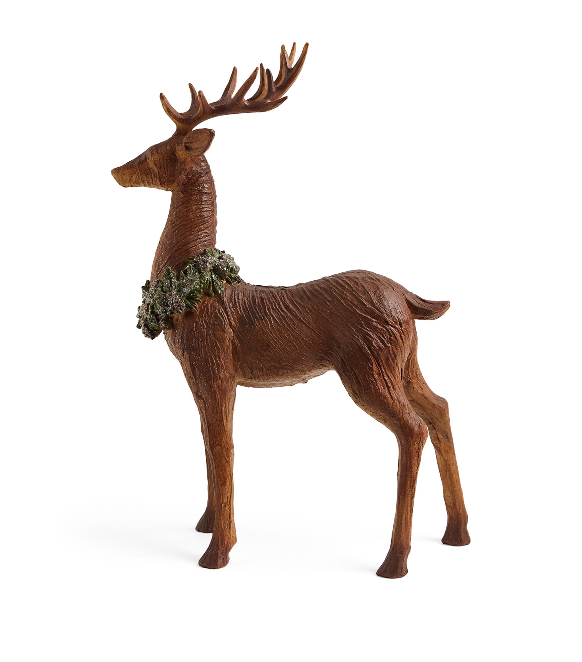 GISELA GRAHAM WREATH STAG ORNAMENT 