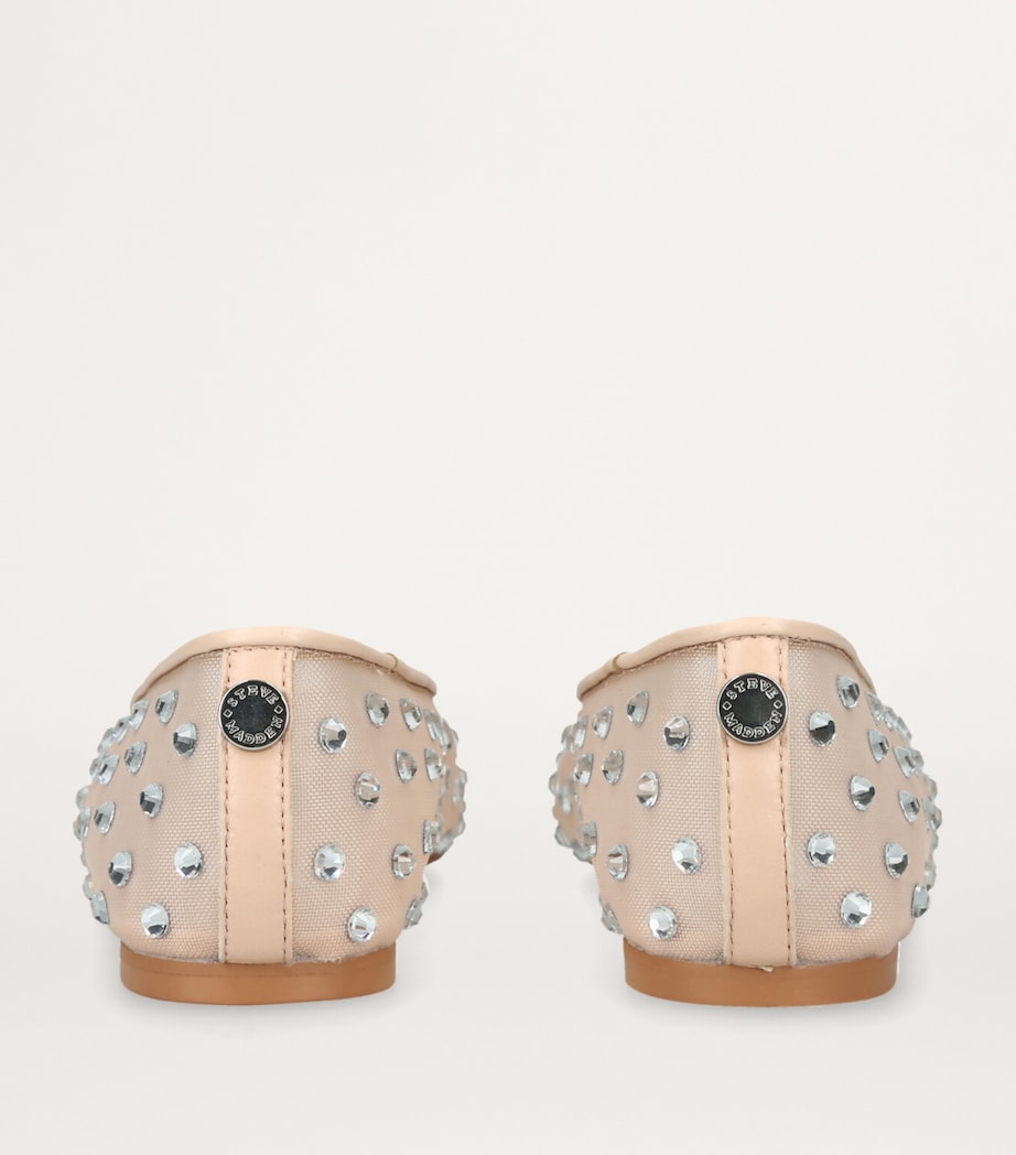 Embellished Viv Ballet Flats BEIGE Image 2