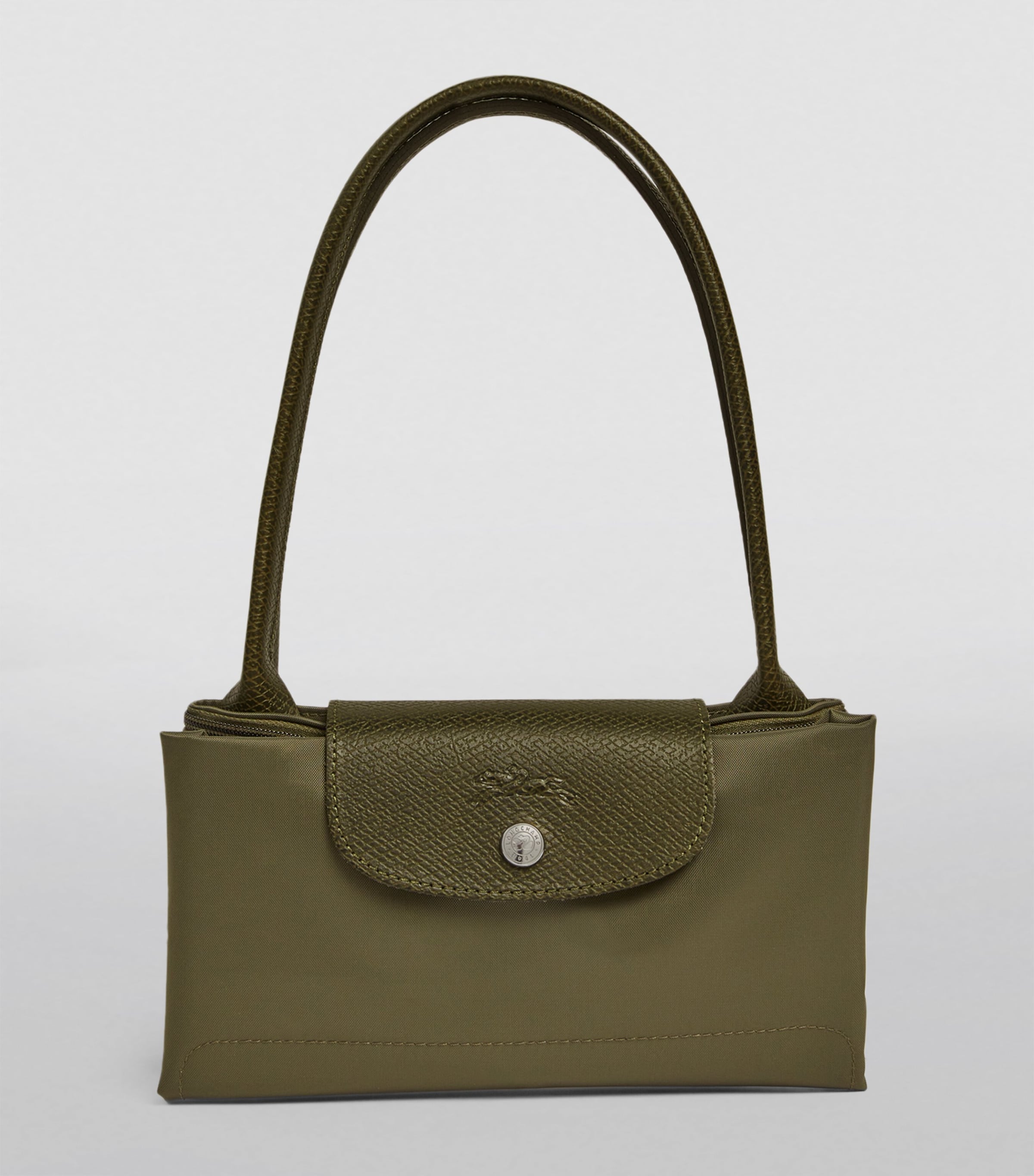 Longchamp Medium Le Pliage Green Tote Bag Harrods UK