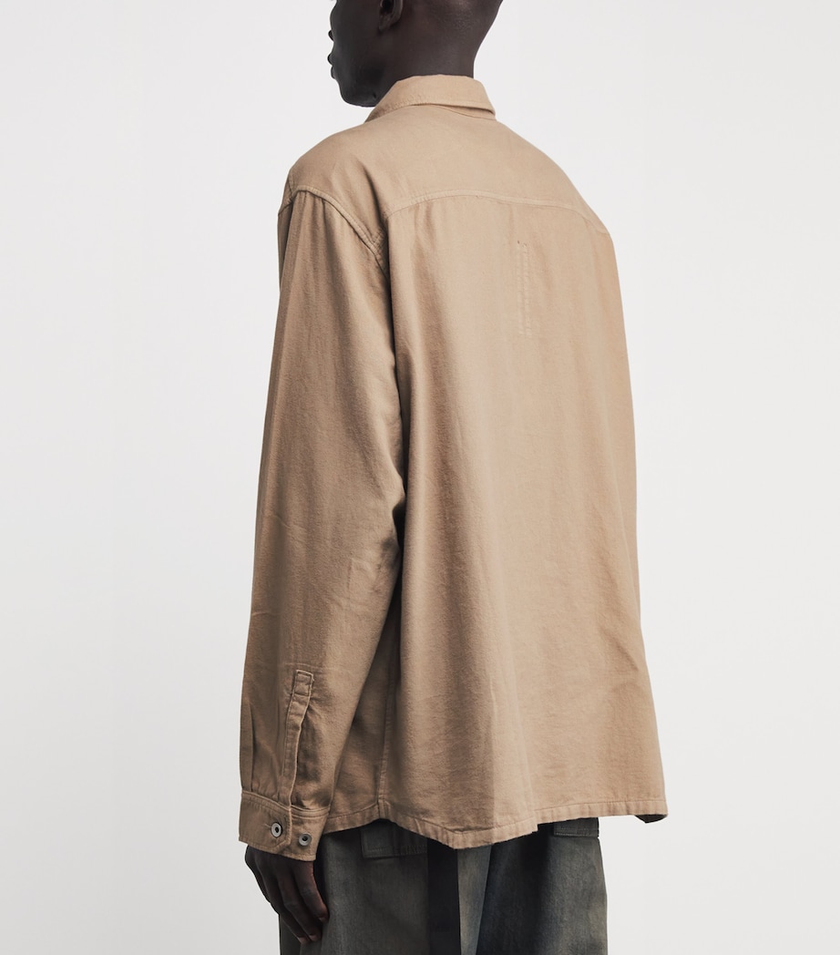 Organic Cotton Jumbo Overshirt DIRTY PEARL/ 88 Image 4