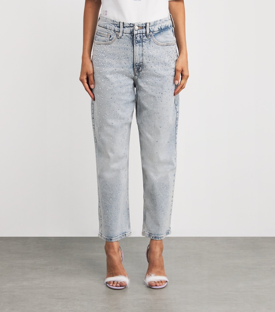 Crystal Stars Good 90s Wide-Leg Jeans 908INDIGO Image 3