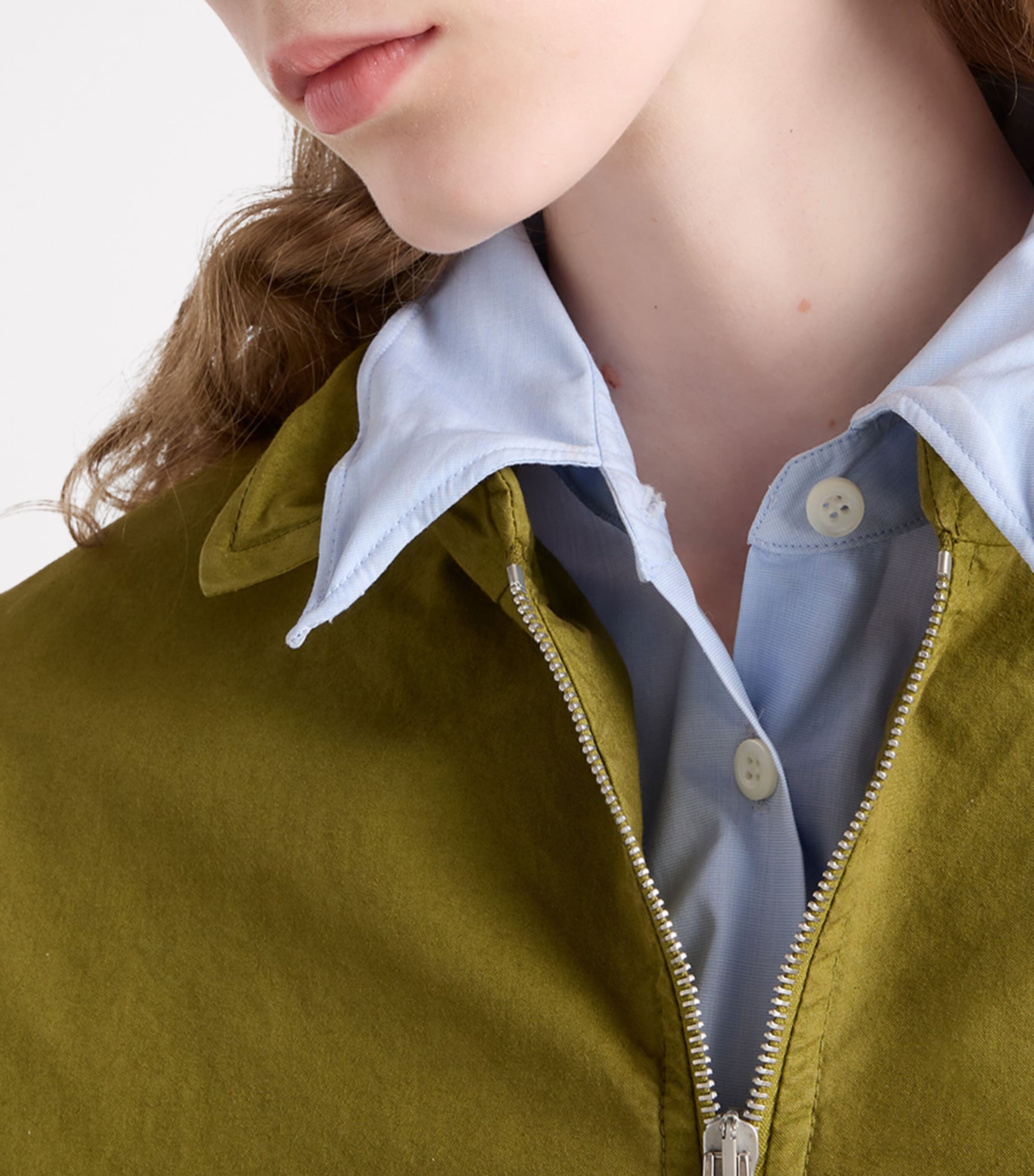 Cotton Half-Zip Sweatshirt F0393 Image 5