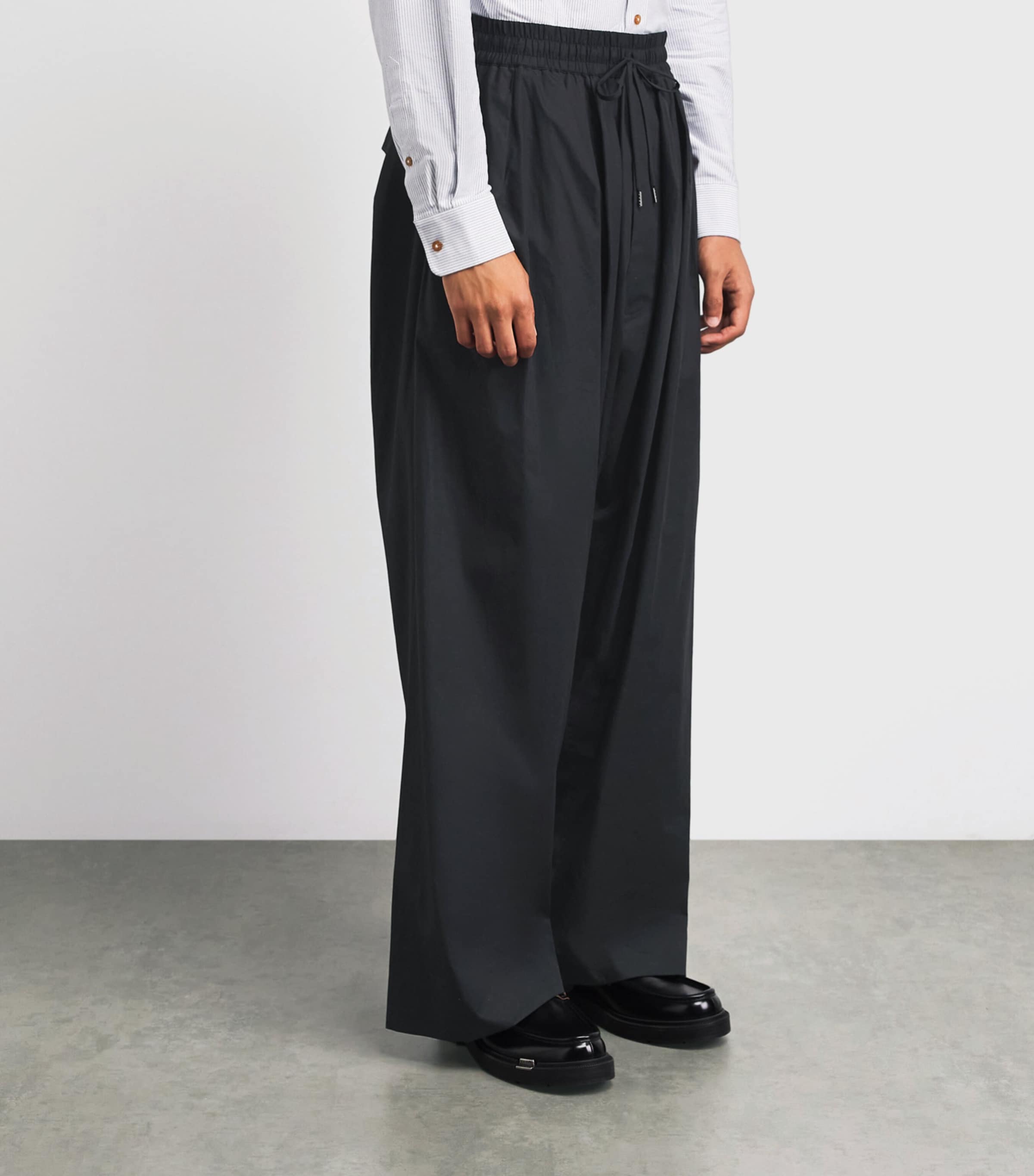 Vivienne Westwood Black Drawstring Balloon Trousers | Harrods UK