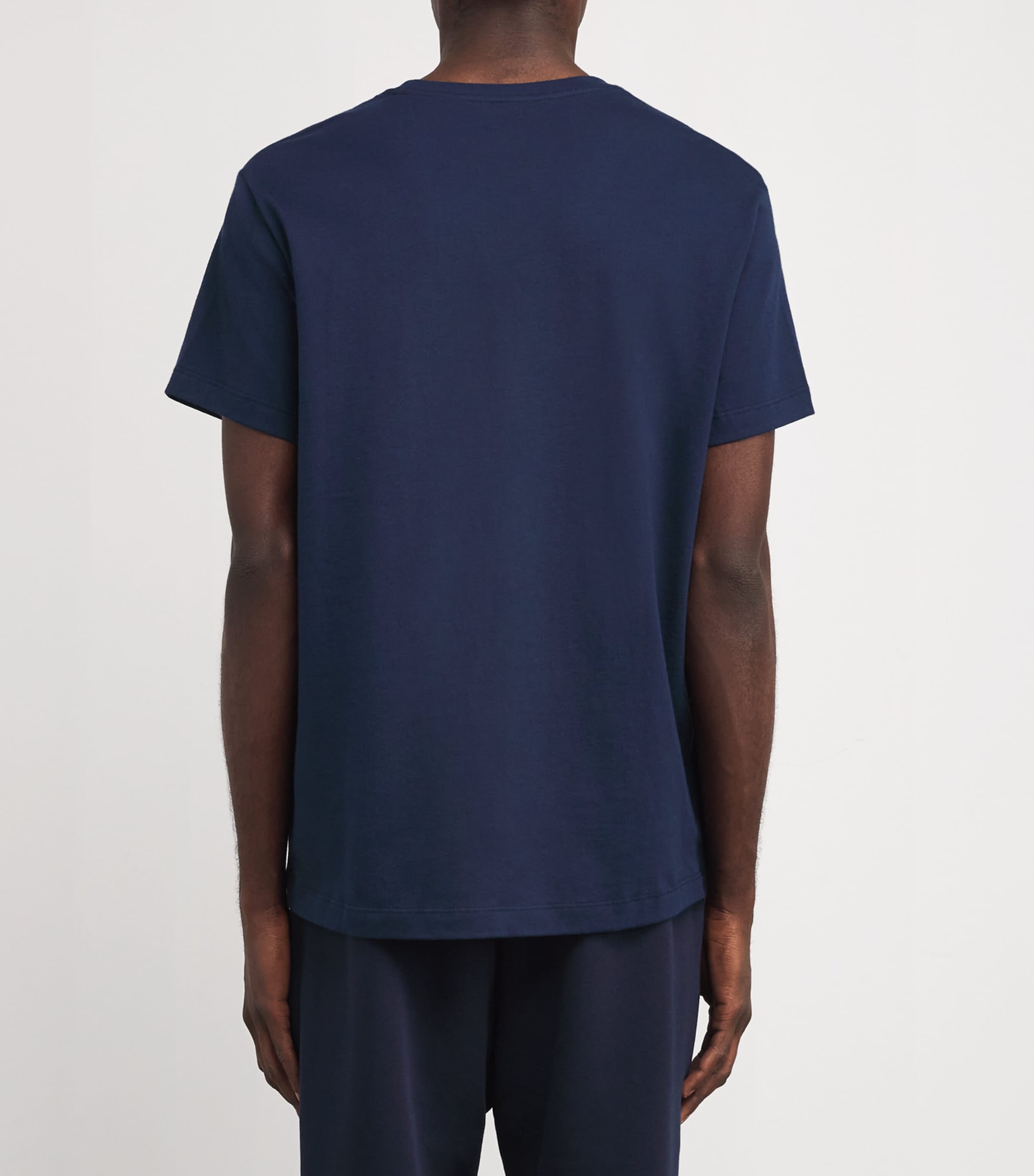Cotton T-Shirt NAVY Image 4