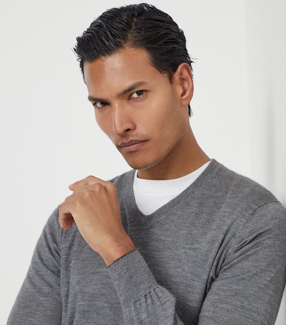 Cashmere V-Neck Sweater CG217 Image 6