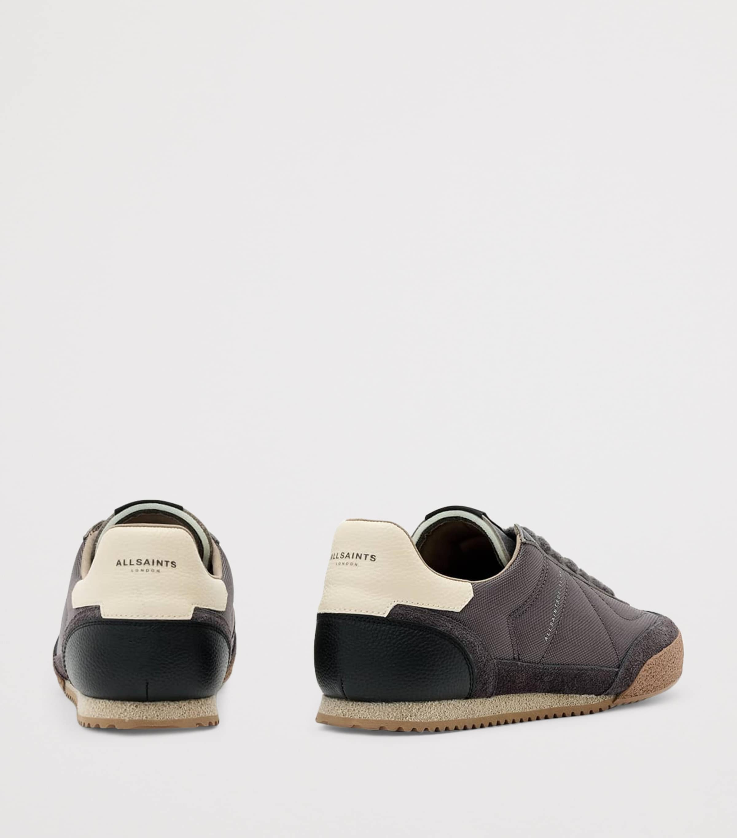 Leather Harri Low-Top Sneakers CHARCOAL GREY/GUM Image 3