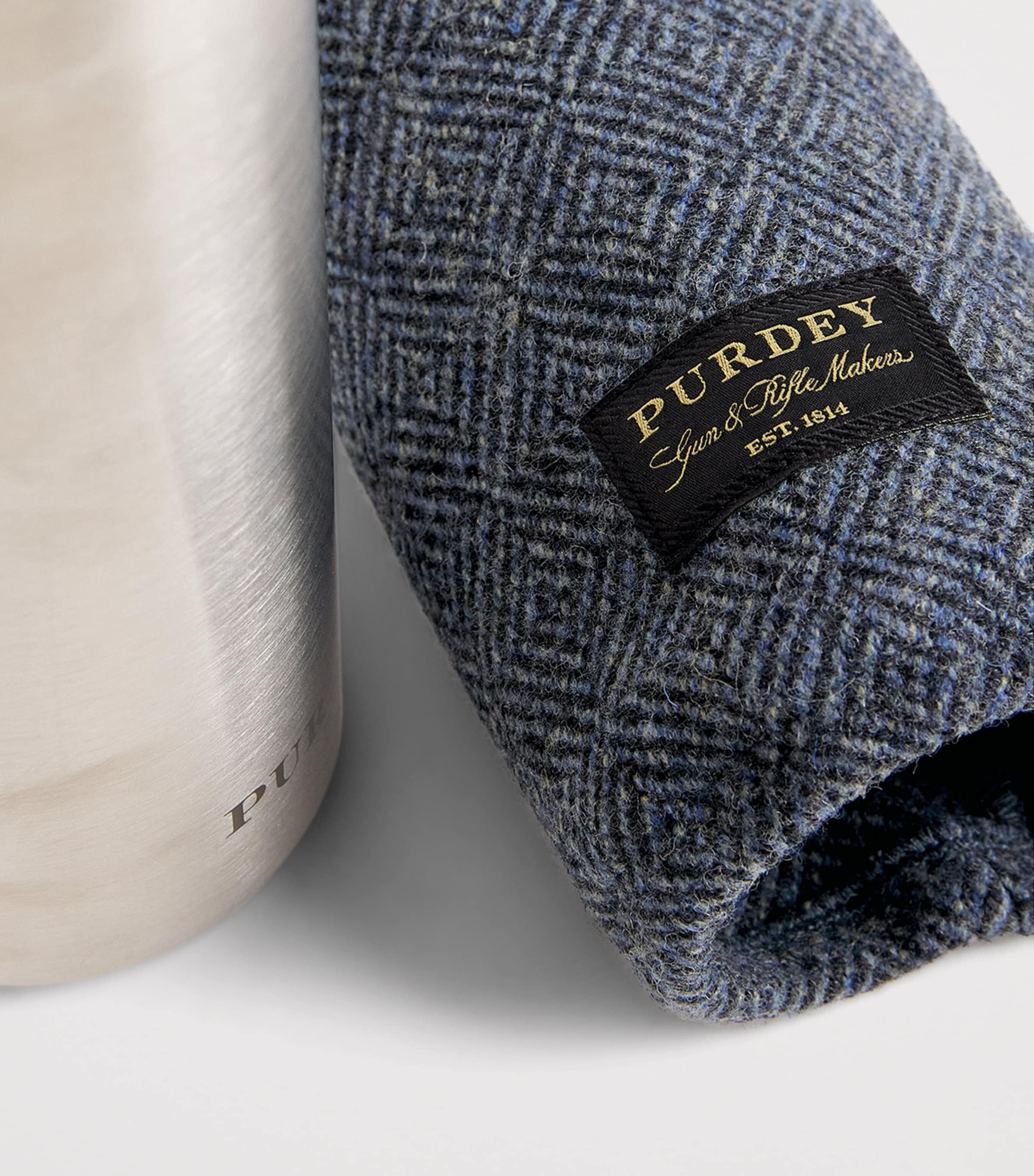 Purdey Tweed Insulated Flask (500ml) Tul Image 2