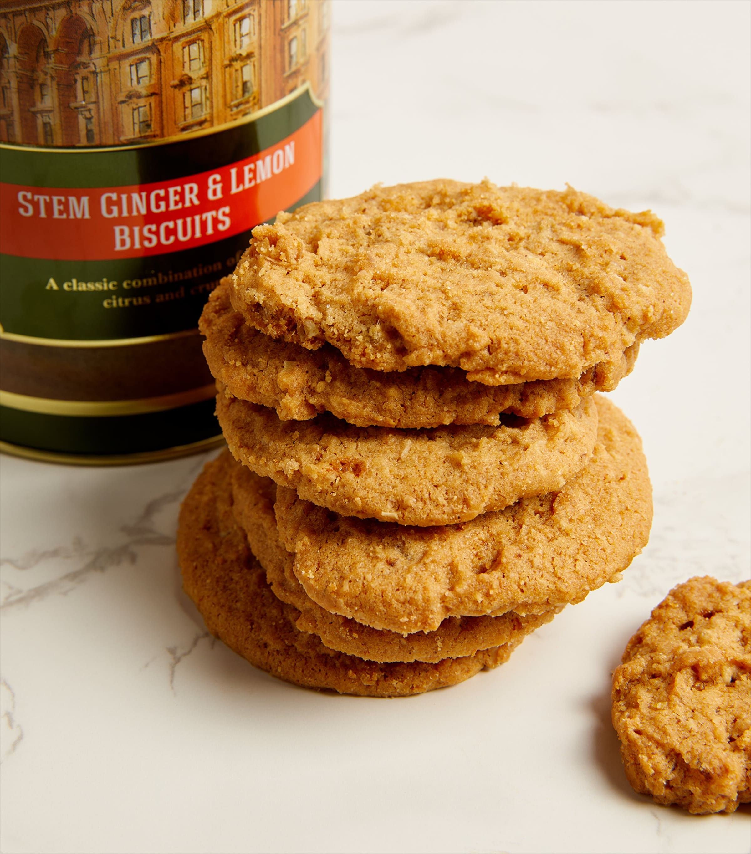Stem Ginger & Lemon Biscuits (200g) NO COLOUR Image 2