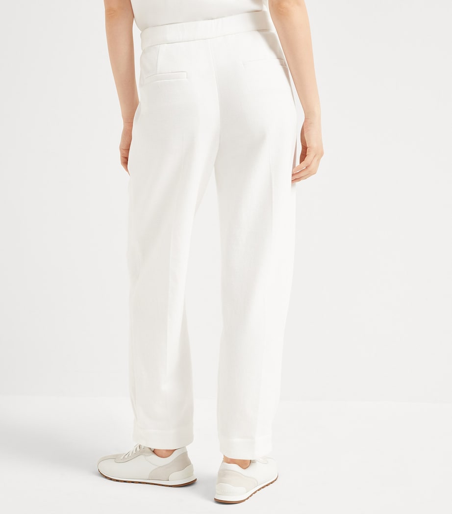 Techno Cotton Piqué Sartorial Trousers C7220 Image 4