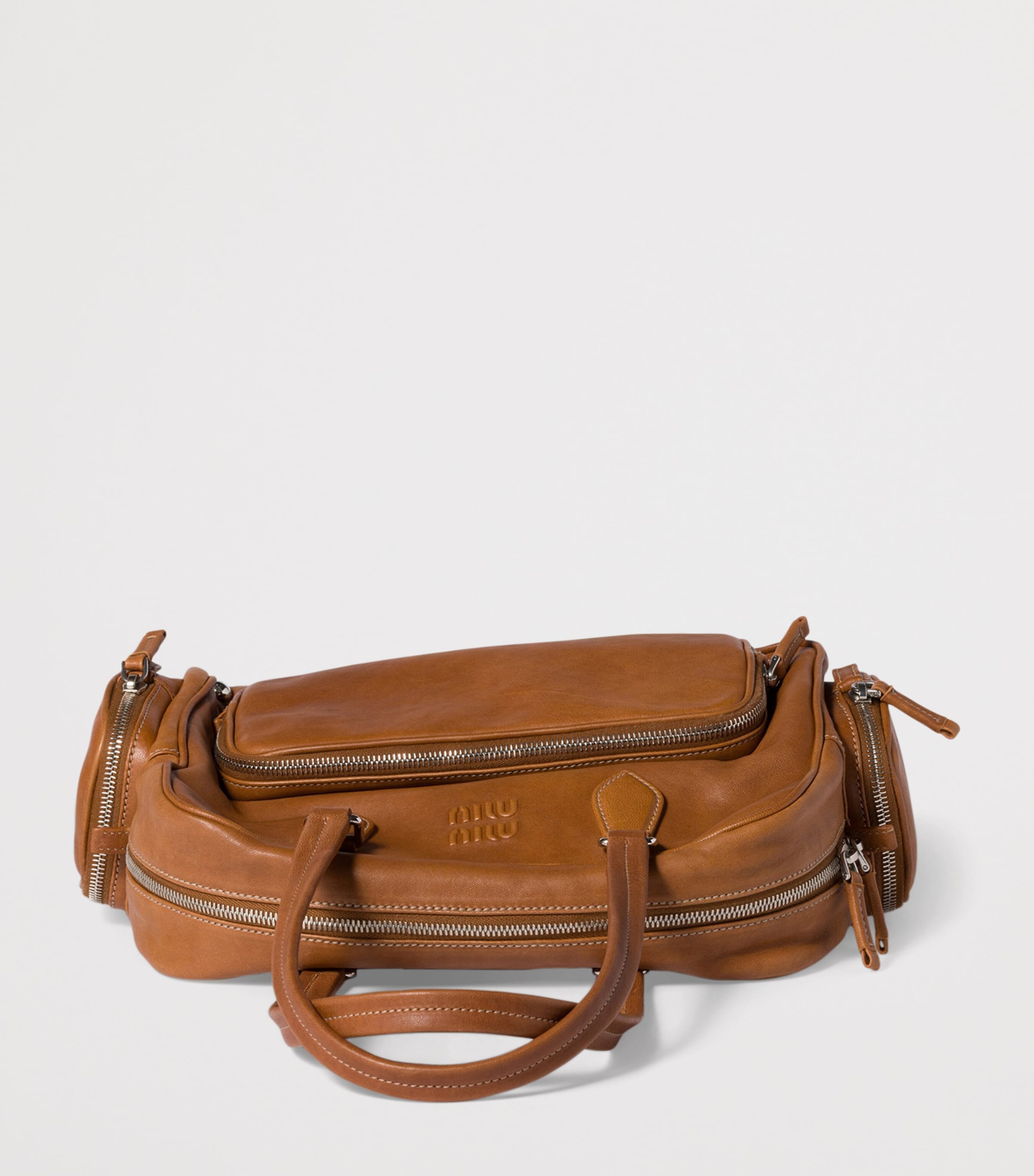Miu Miu Nappa Leather Top-Handle Bag Image 4