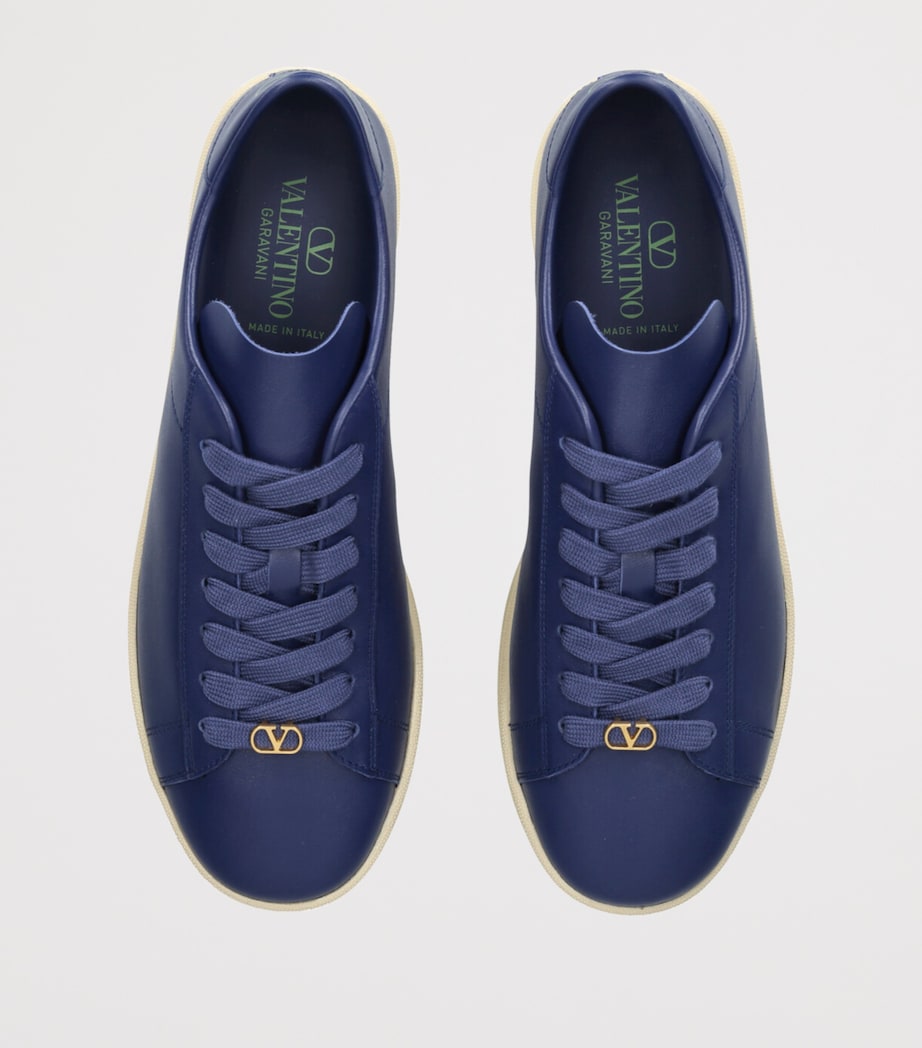 Leather Royco Sneakers NAVY Image 4