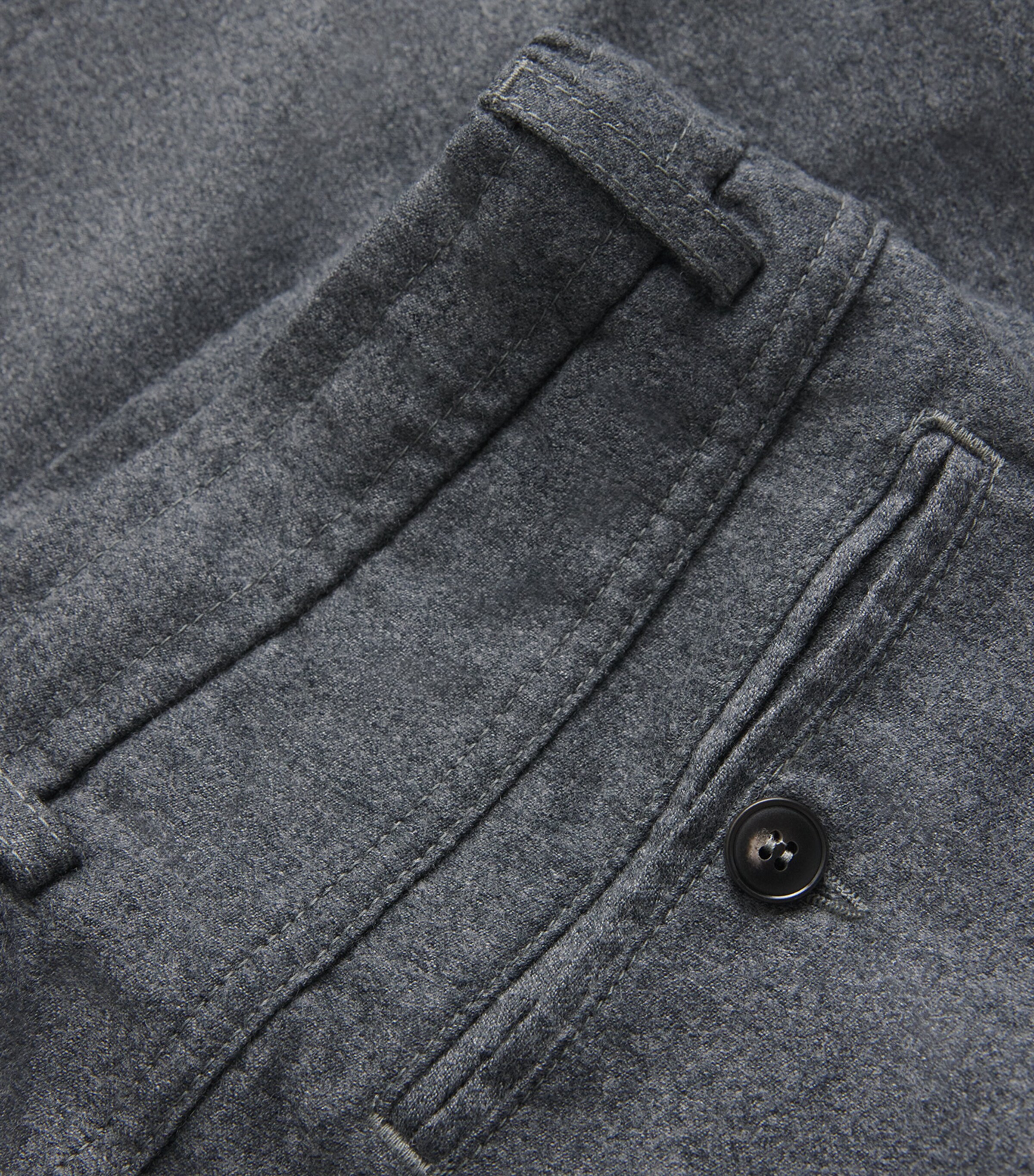 Canali Mens Wool Chinos Image 5