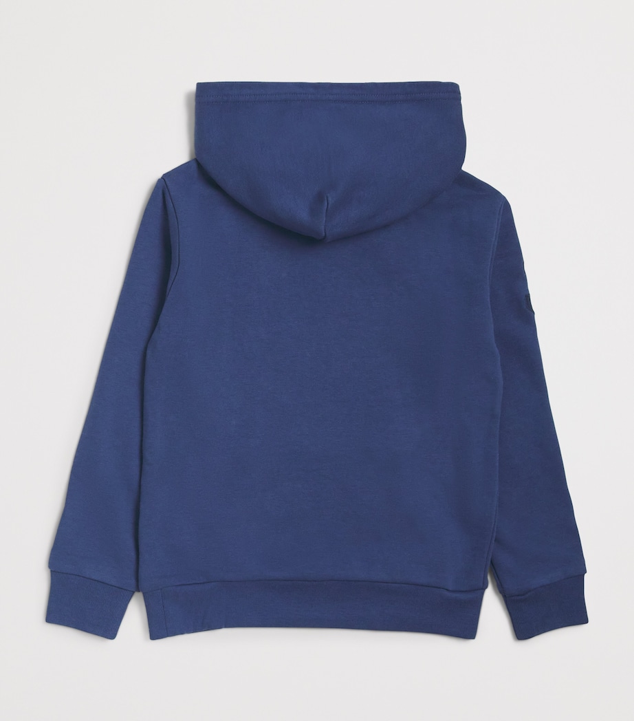 Ralph Lauren Kids Cotton Blend Logo Hoodie (6-14 Years) Navy Image 2