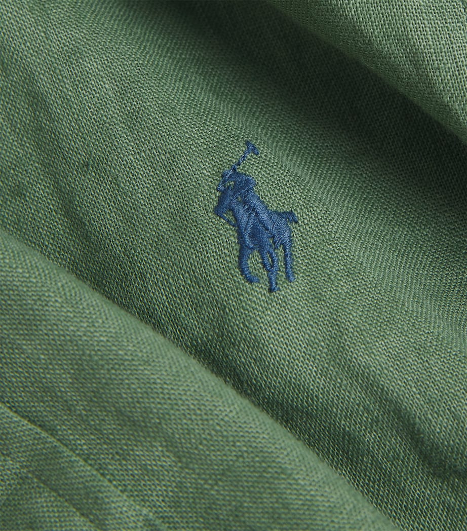 Linen Custom Fit Shirt NATURAL Image 5