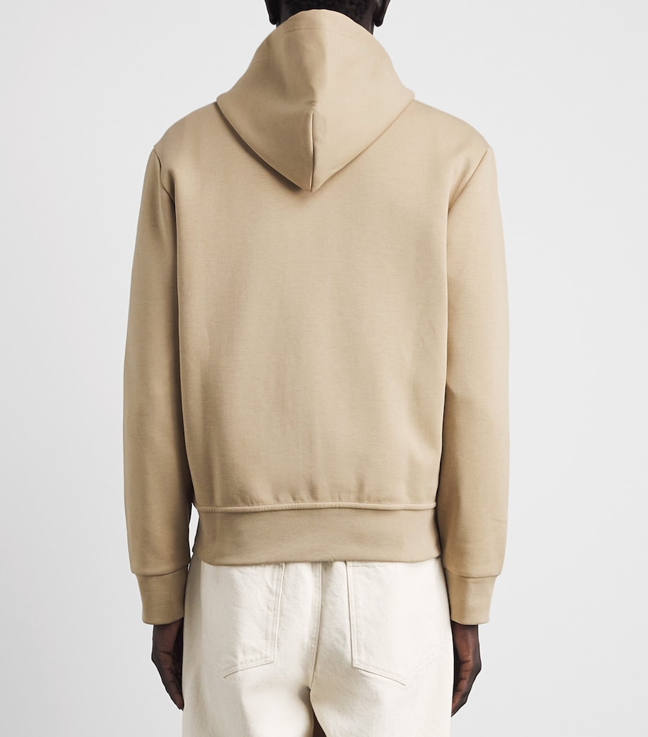 Polo Ralph Lauren Mens Cotton-Blend Logo Zip-Up Hoodie Vintage Image 5