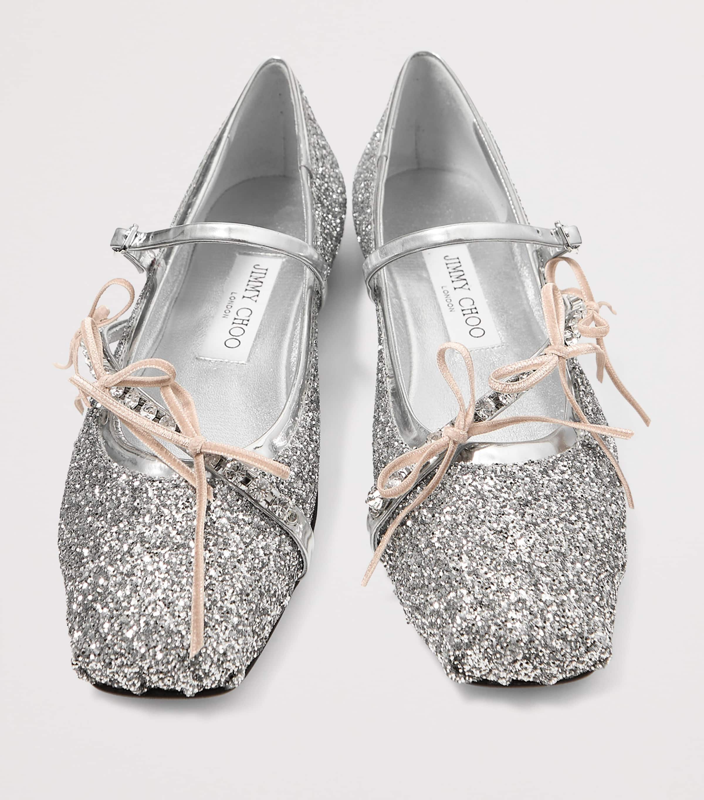 Loli Glitter Ballerina Flats SILVER/MACARON Image 4
