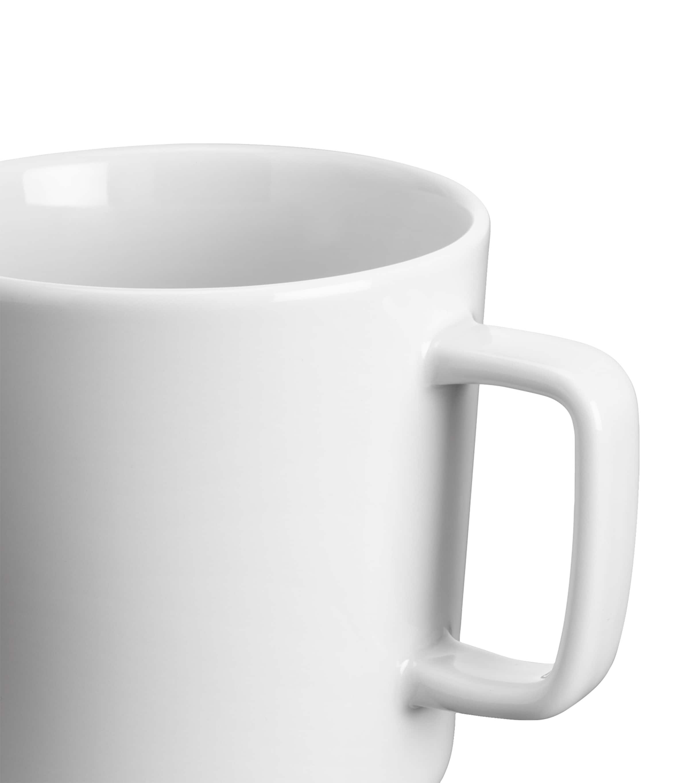 Set of 2 Porcelain Collective Mugs (370ml) WHITE Image 4