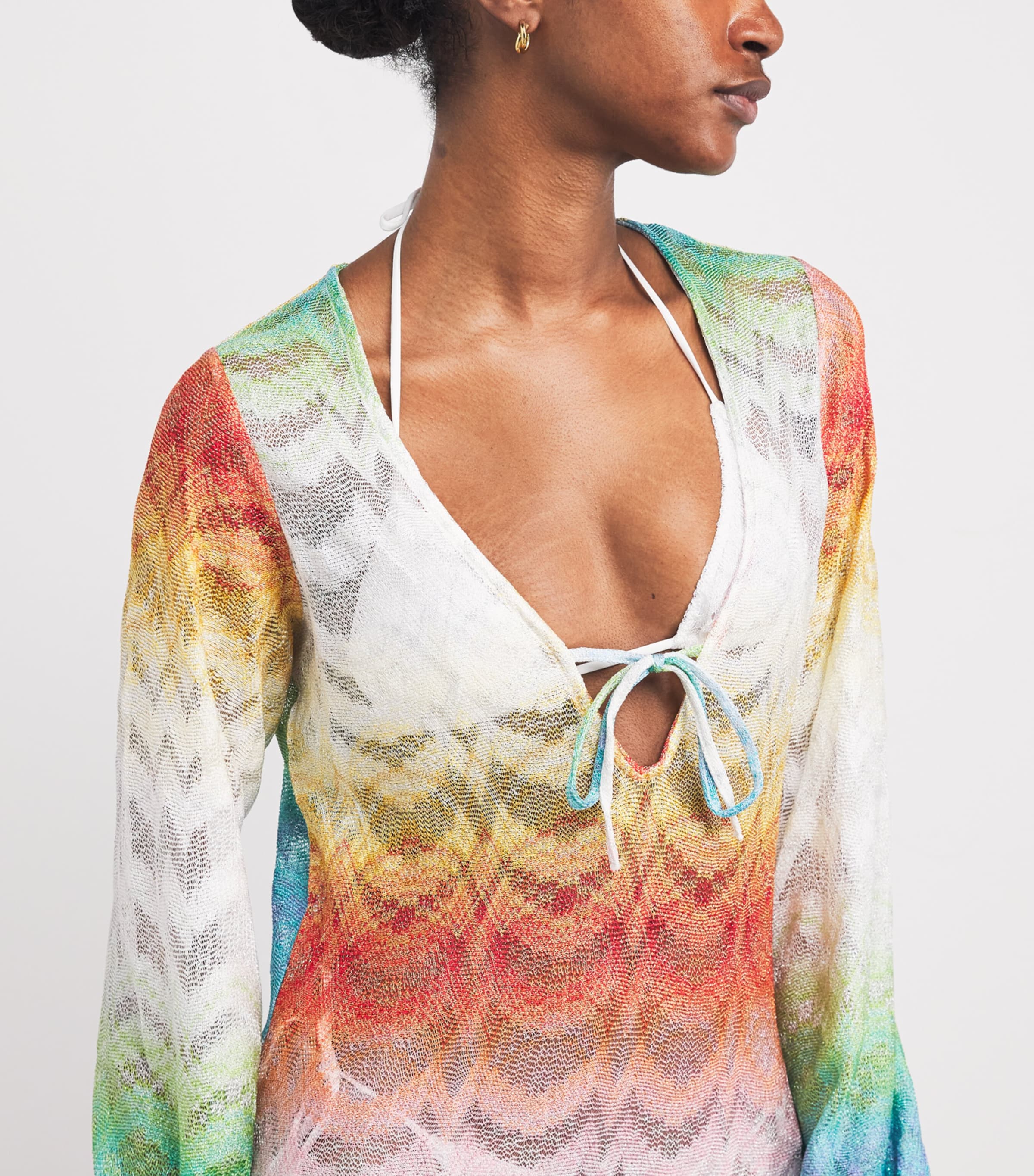 Zigzag Ombré Maxi Dress SM9X1MULTICOLOR Image 4