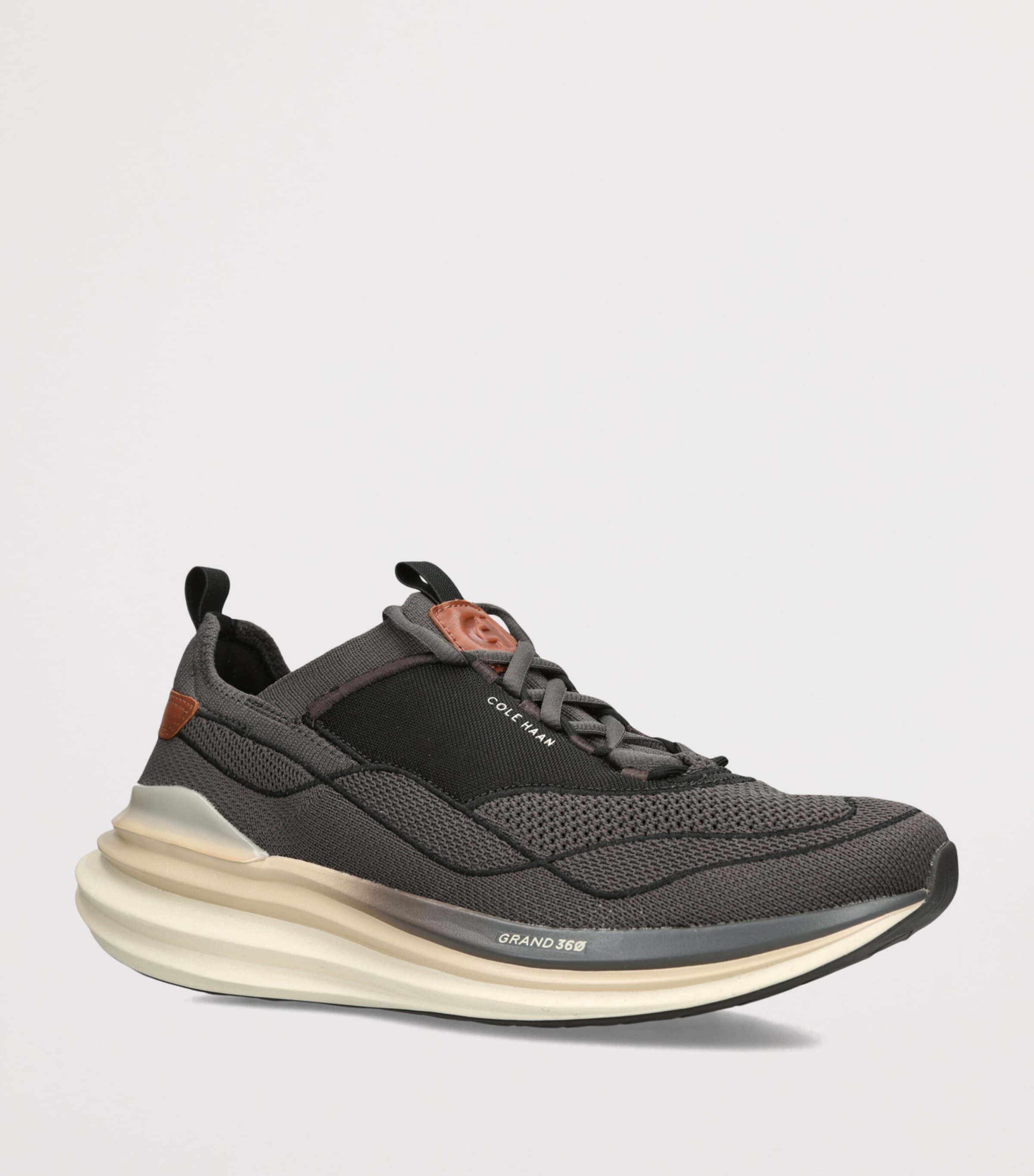 Cole Haan Mens ØriginalGrand Quadstar Stitchlite Running Trainers Grey/dark Image 2