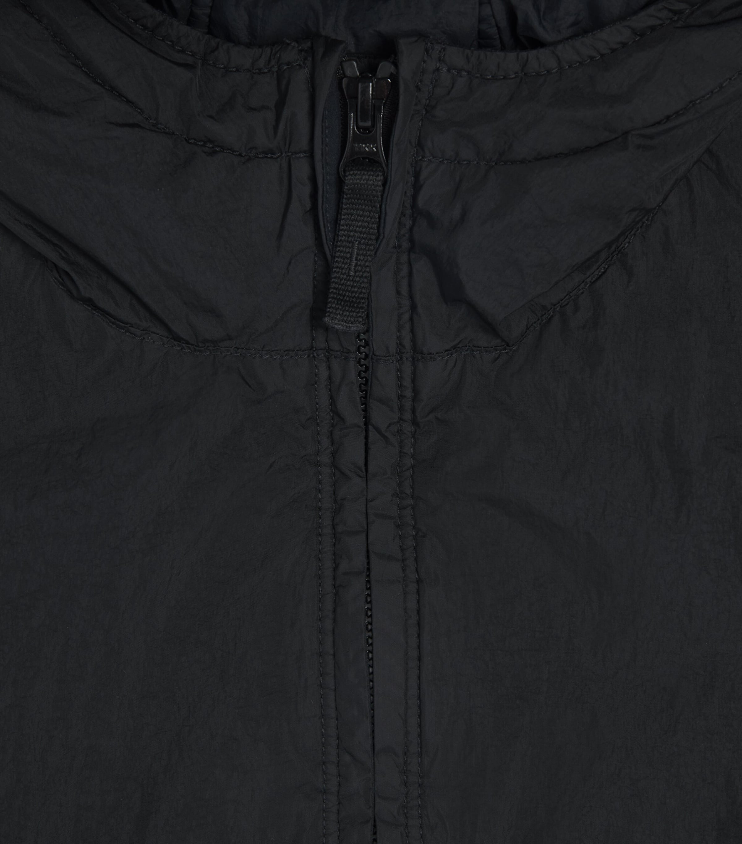 Stone Island Junior Crinkle Reps NY Parka Black Image 3
