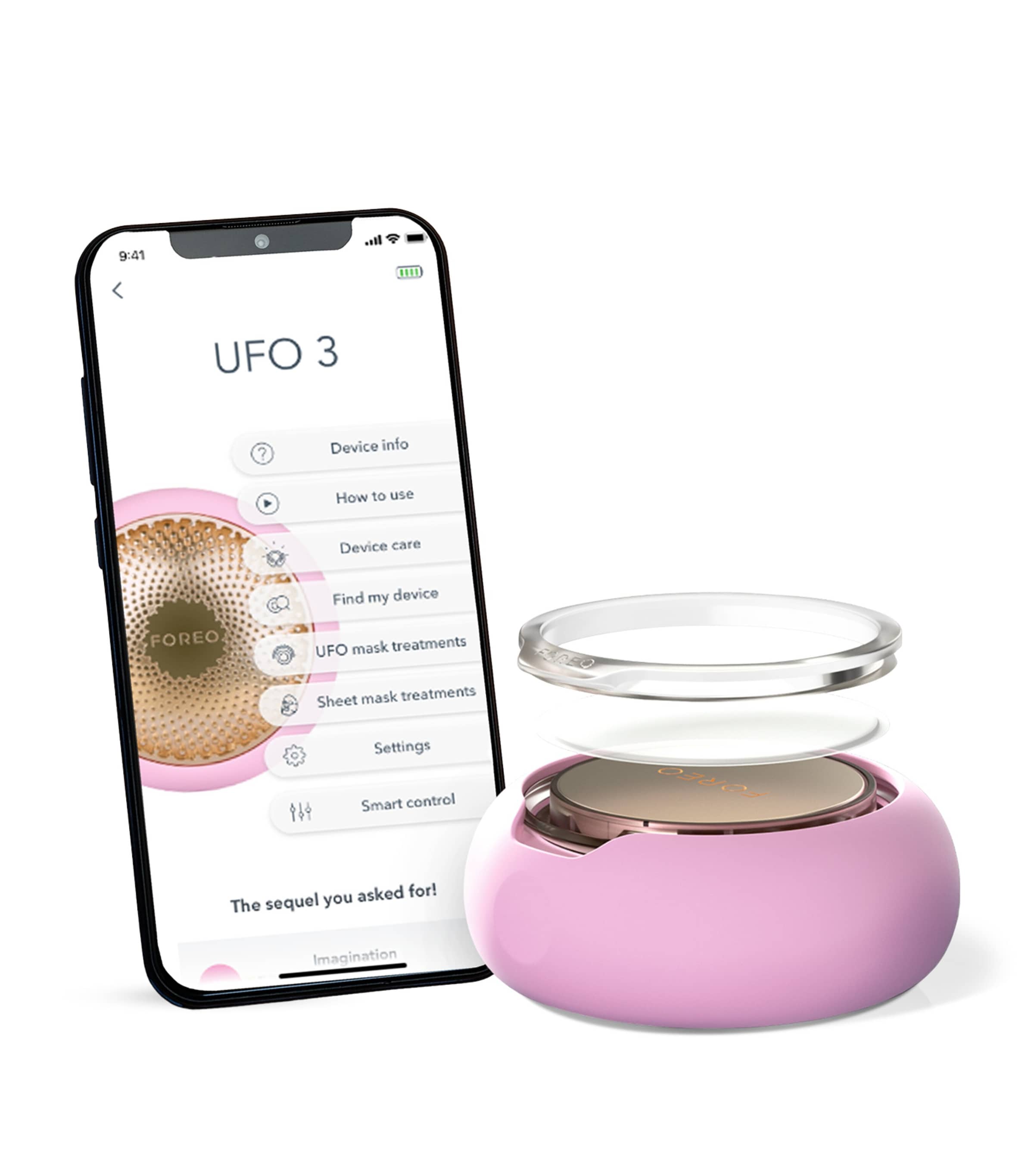 Foreo UFO 3 Skin Wellness Device Pearl Pink Image 5